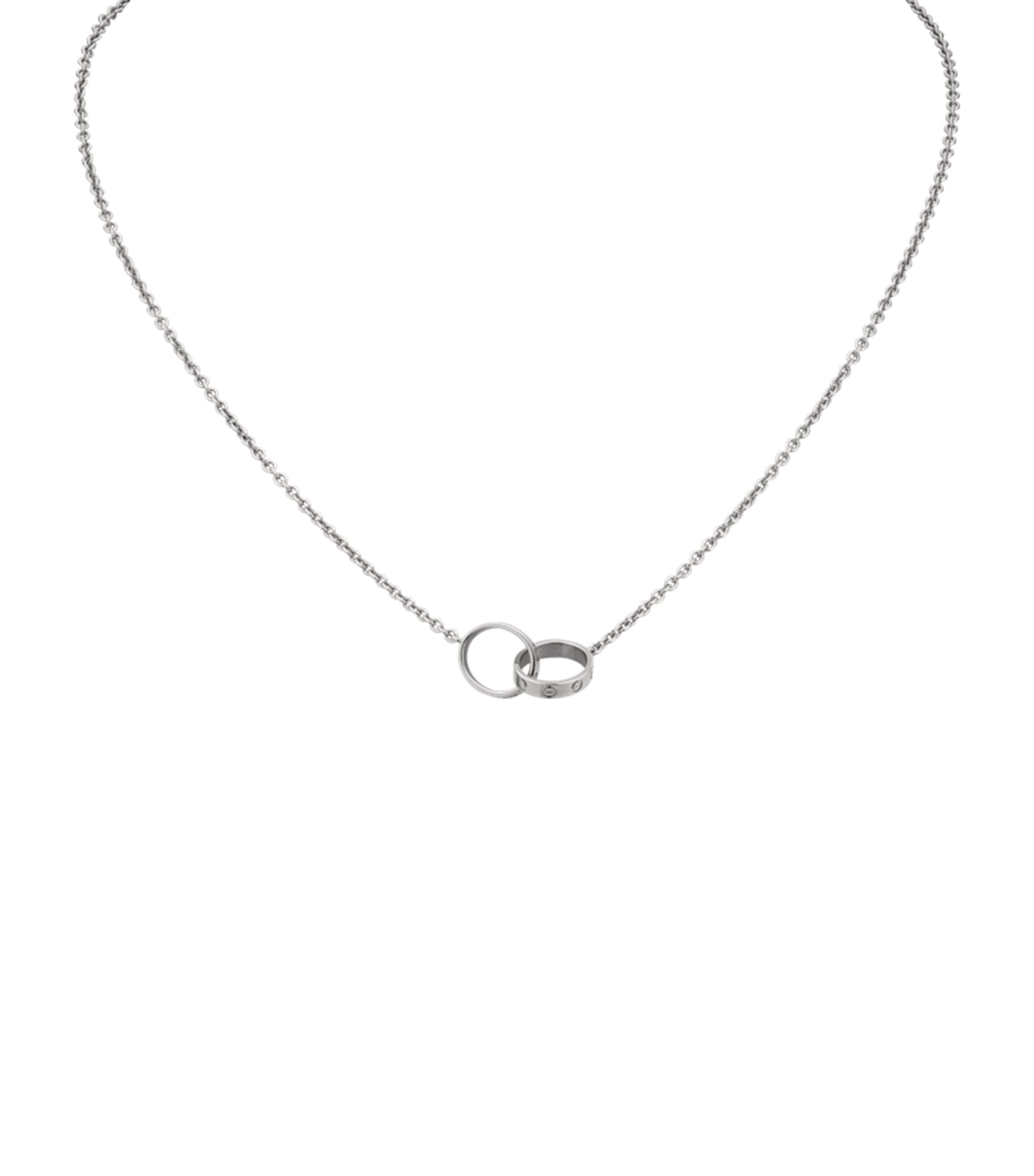 Cartier White Gold LOVE Necklace White Gold Image 6