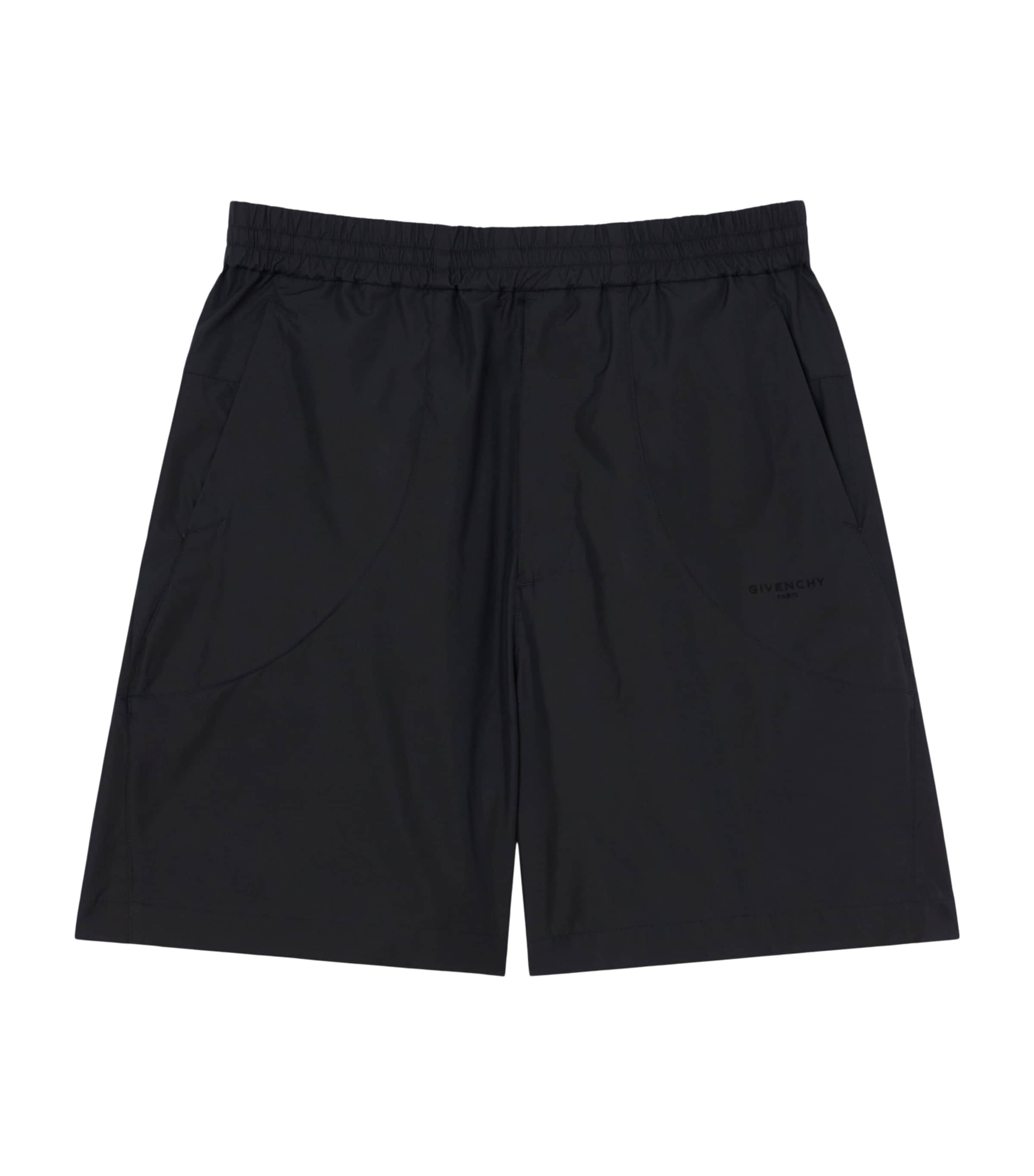 Givenchy Mens Cotton-Blend Elasticated Shorts Image 1