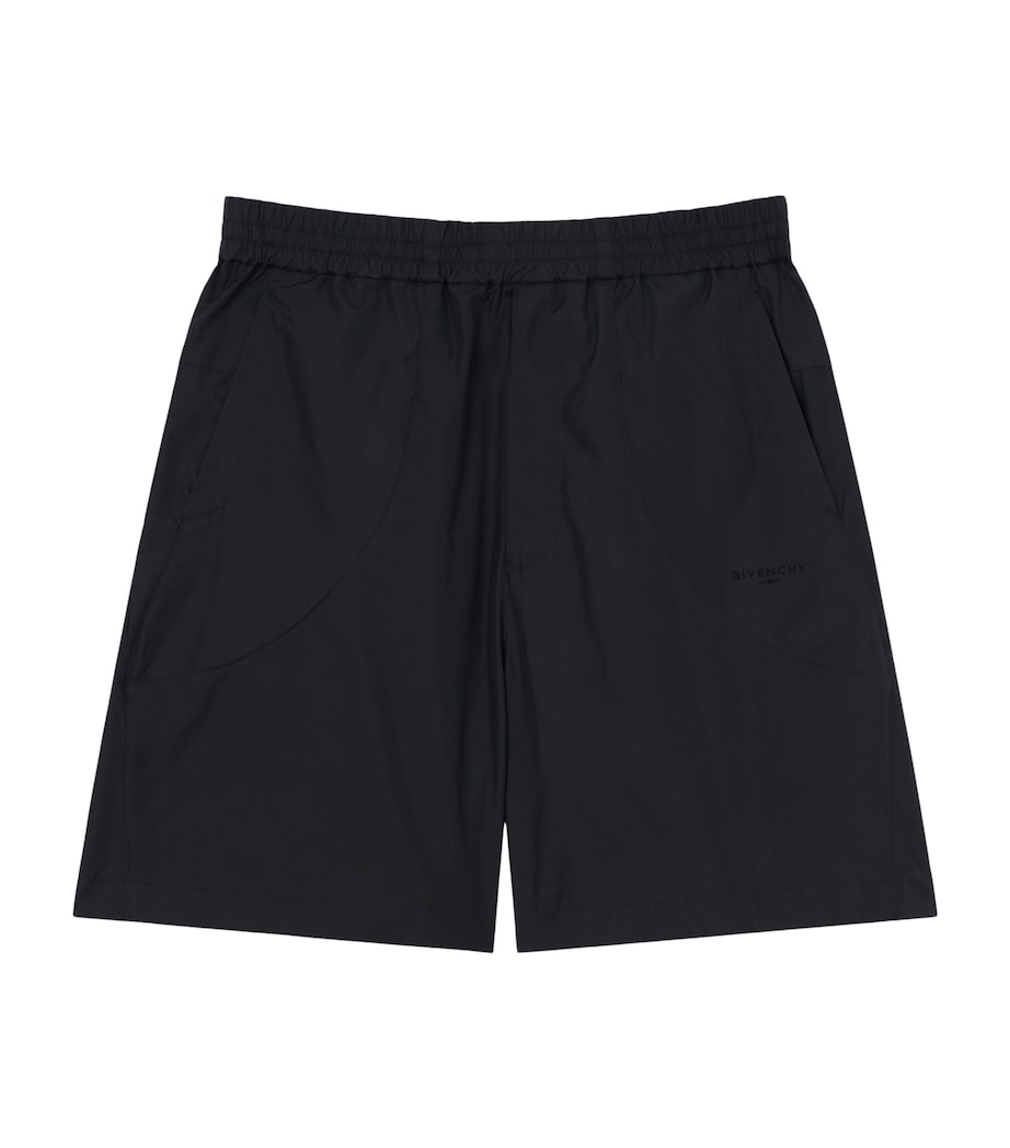 Givenchy Mens Cotton-Blend Elasticated Shorts Image 1