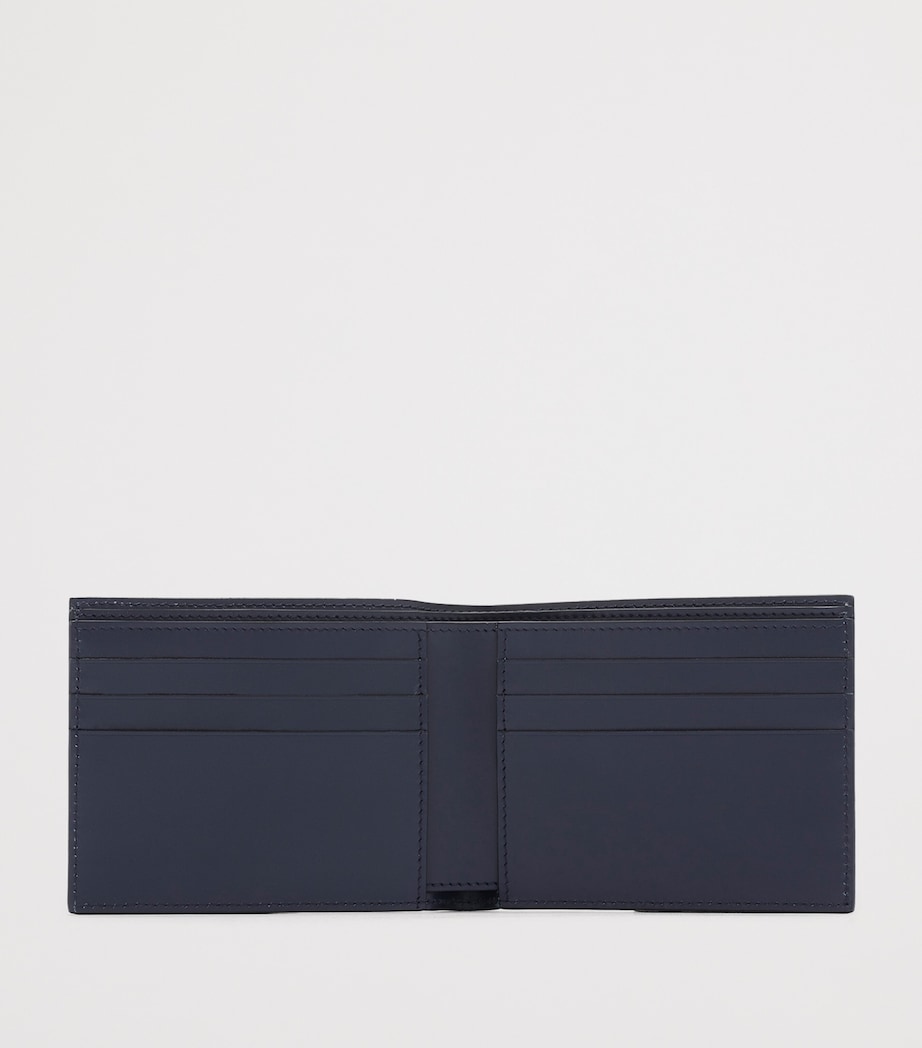 Swaine Leather Bifold Wallet Navy Image 3
