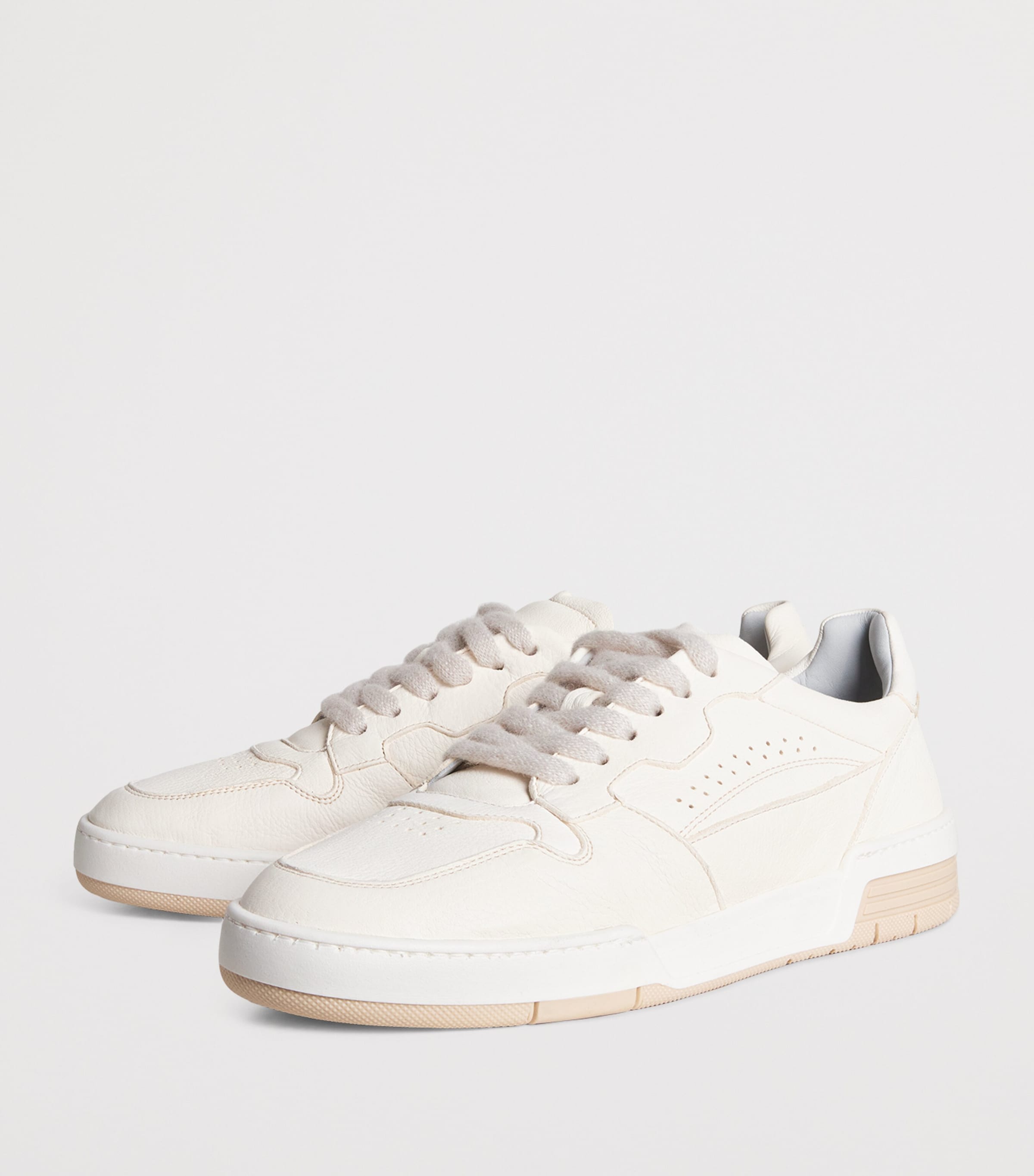 Deerskin Low Sneakers BIANCO Image 3