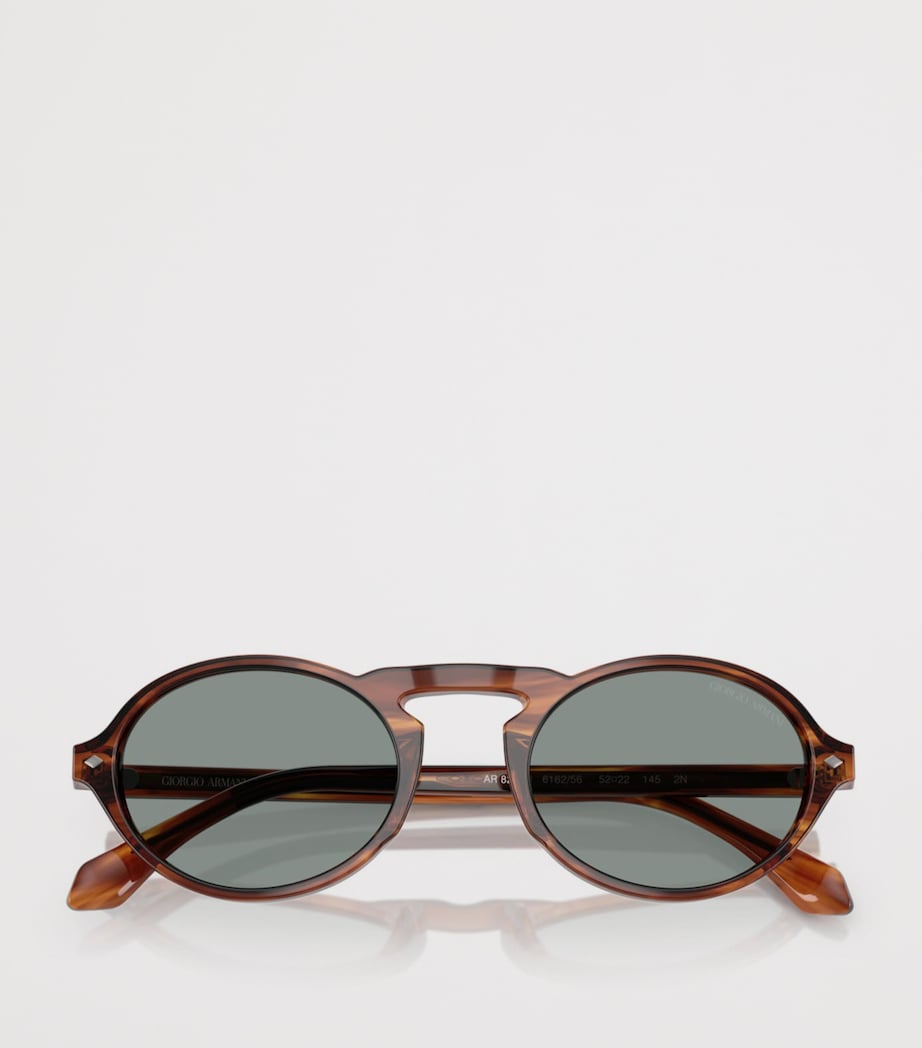 Giorgio Armani Tortoiseshell Oval Sunglasses Image 5