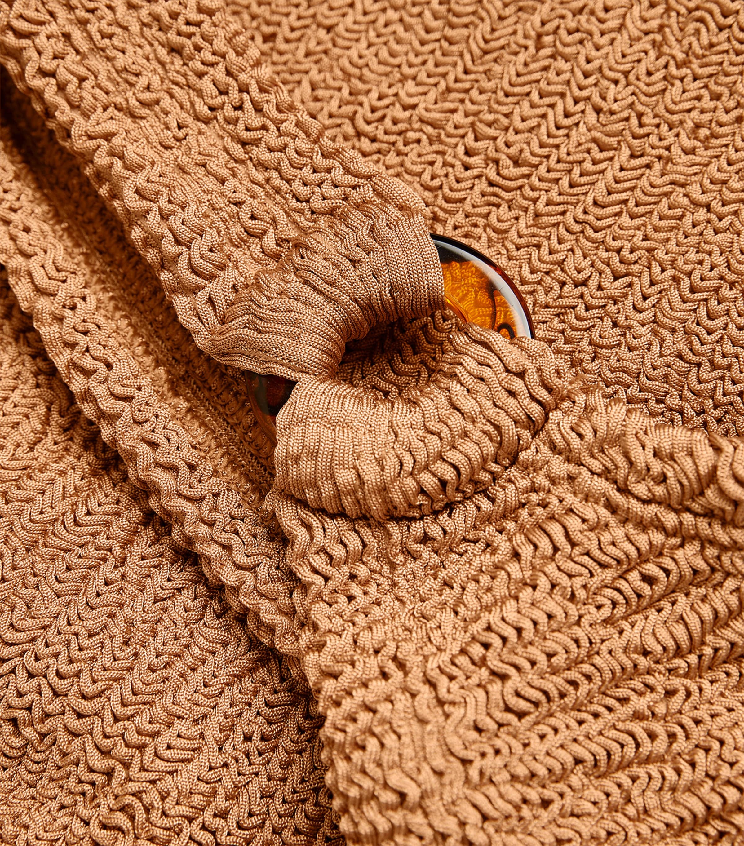 Metallic Domino Swimsuit METALLIC COCOA Image 4