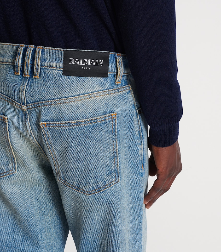 Faded Straight Jeans 6AW BLEU JEAN Image 7