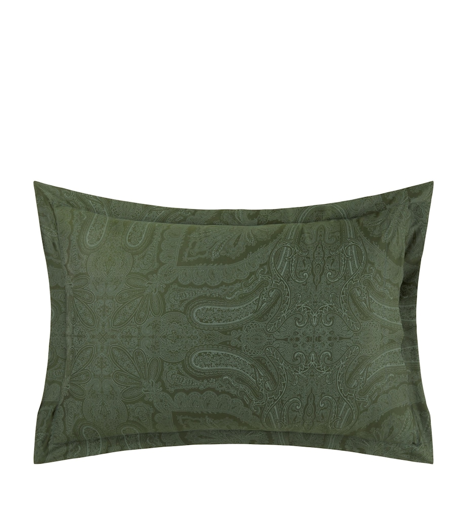 Doncaster Oxford Pillowcase (50cm x 75cm) DARK GREEN Image 2