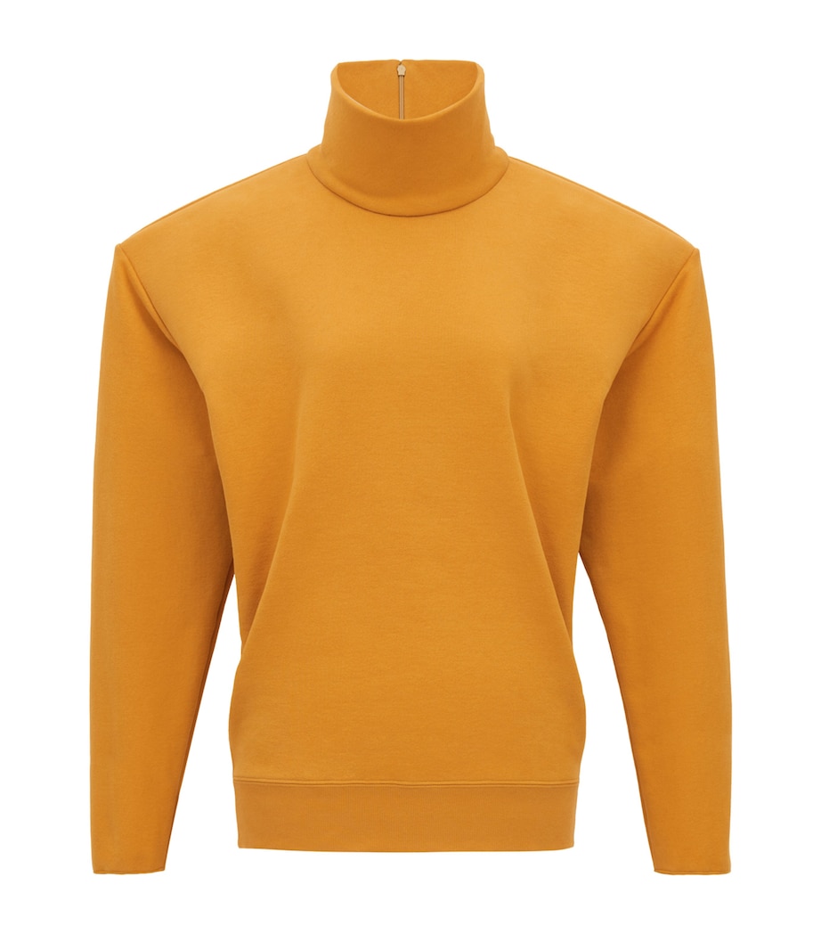 Cotton Jersey High-Neck Sweathsirt 2521 Image 1