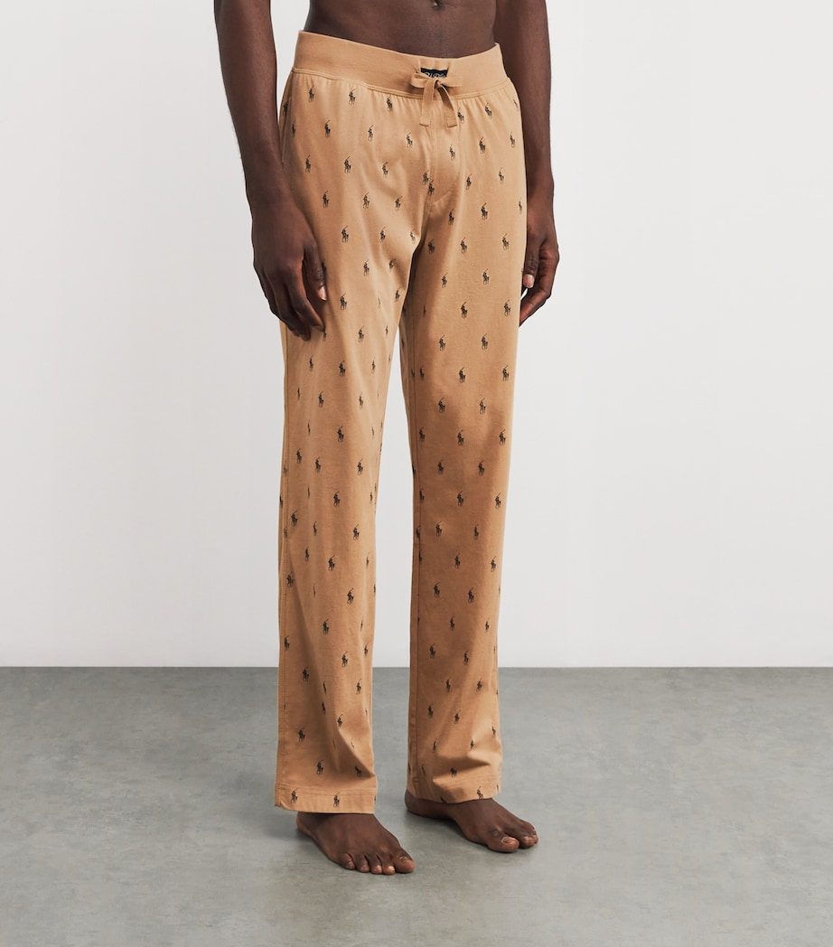 Polo Pony Pyjama Bottoms CLASSIC CAMEL AOPP Image 3