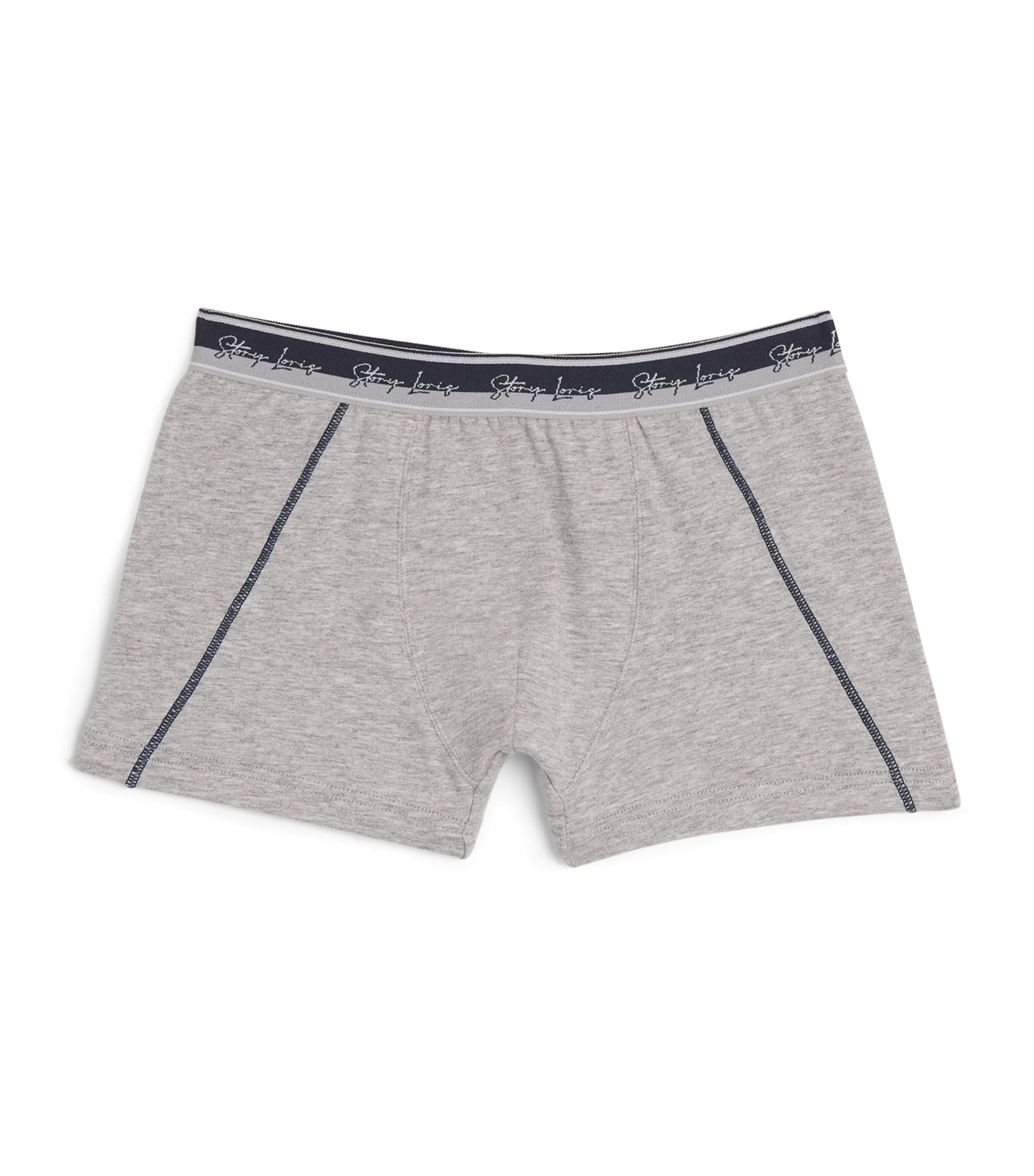 Shop Story Loris Stretch-cotton Boxer Shorts In Grey