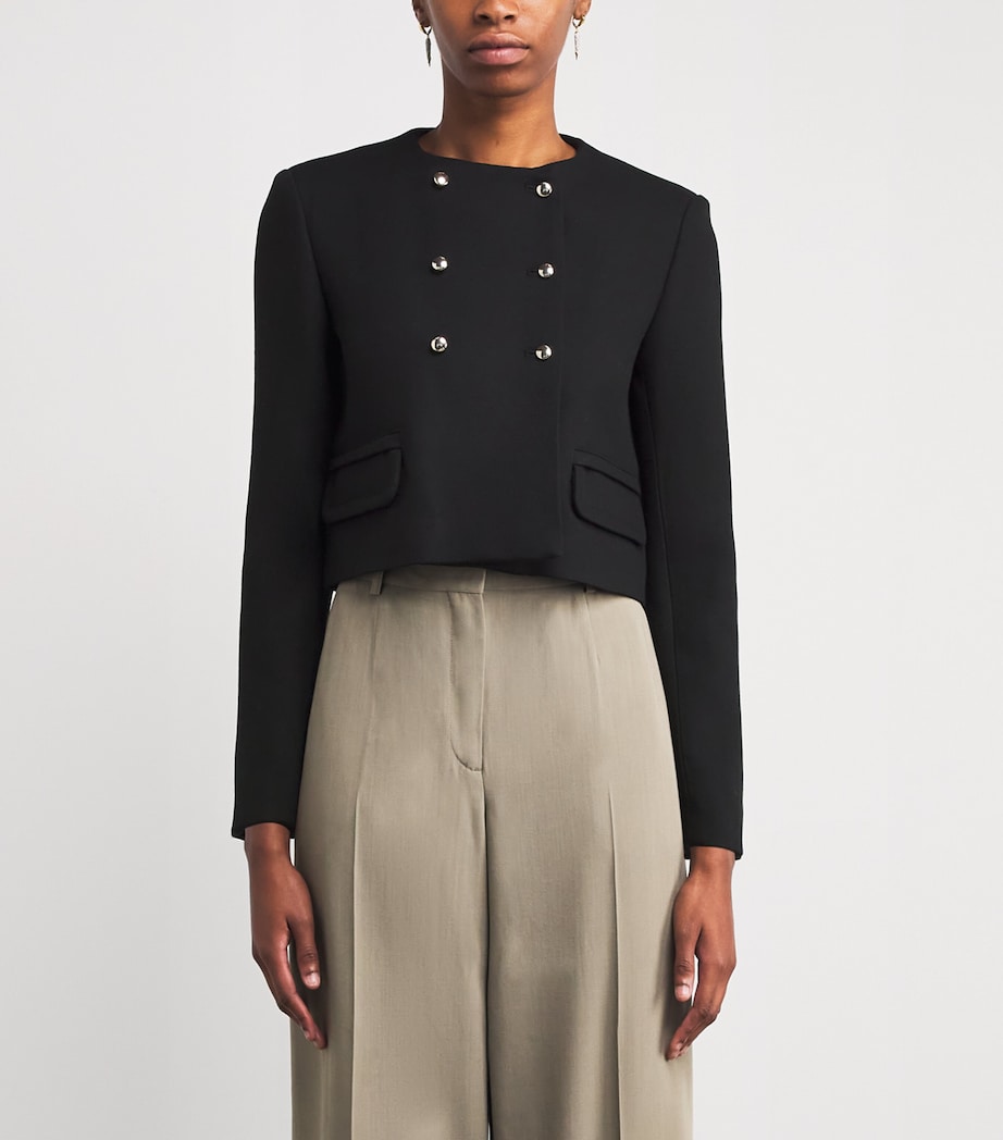 Cropped Spencer Jacket BLACK Image 3