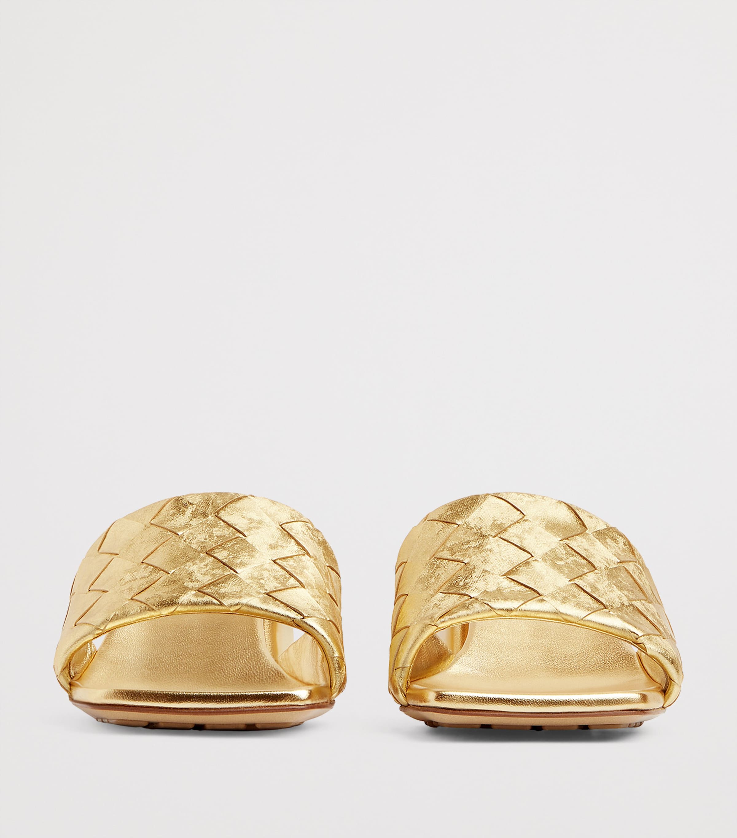 Metallic Leather Parco Mules 45 8472 Image 3