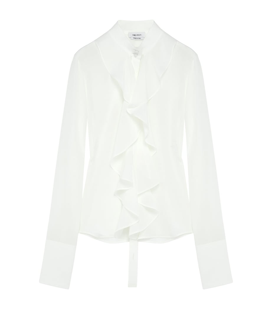 Silk Ruffle Blouse 9311 Image 1