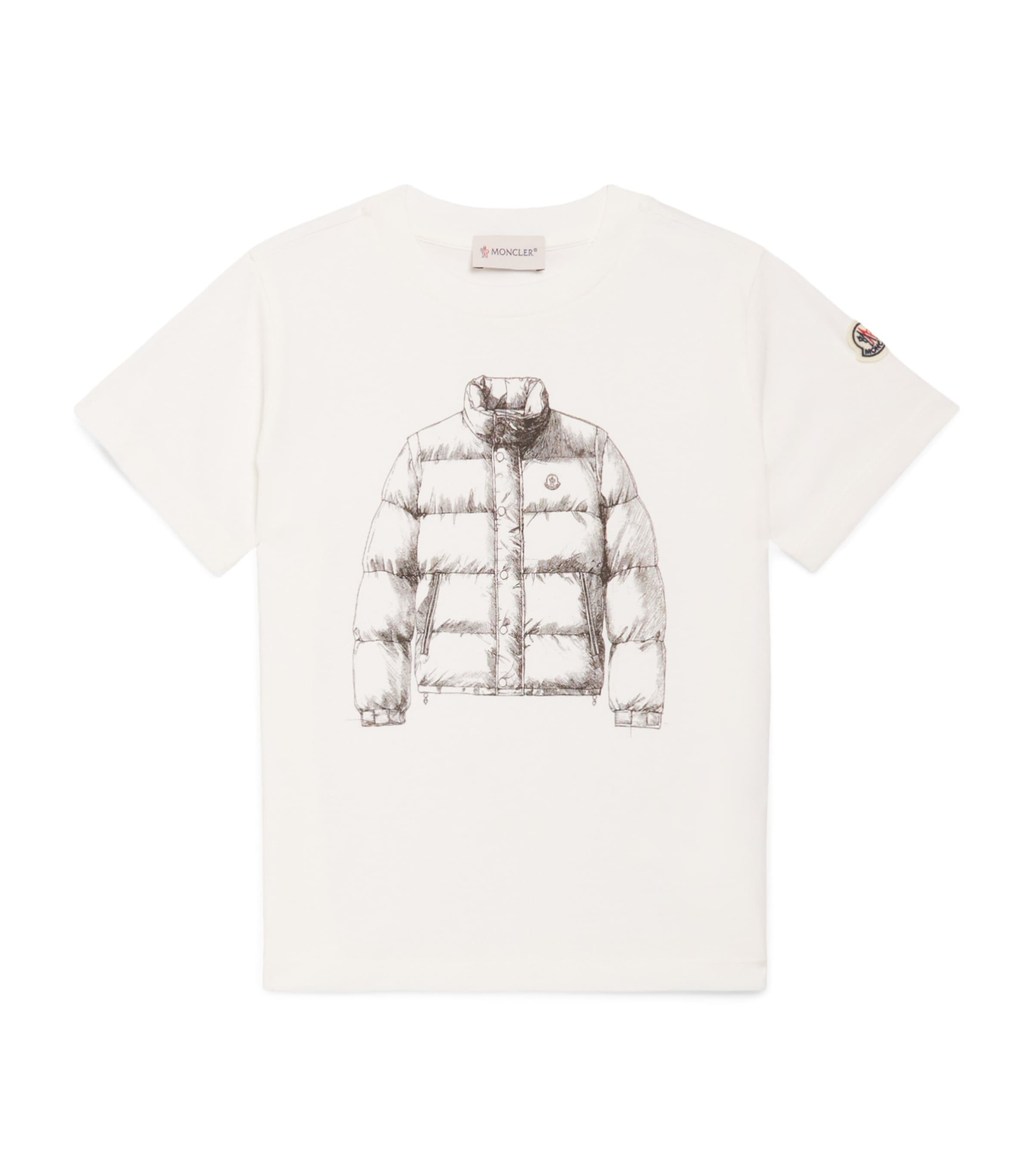 Moncler Enfant Cotton Printed T-Shirt (4-6 Years) Image 1
