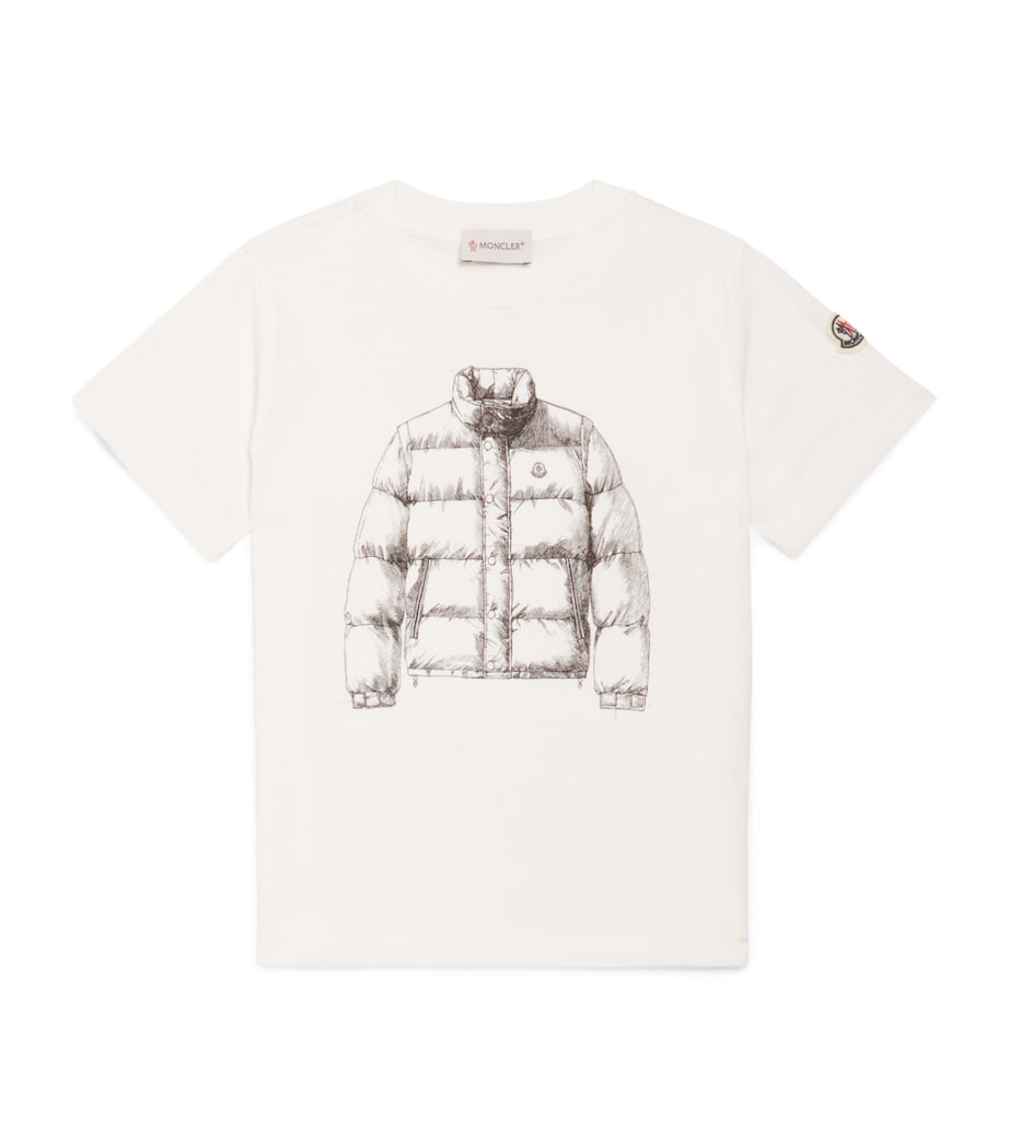 Moncler Enfant Cotton Printed T-Shirt (4-6 Years) Image 1
