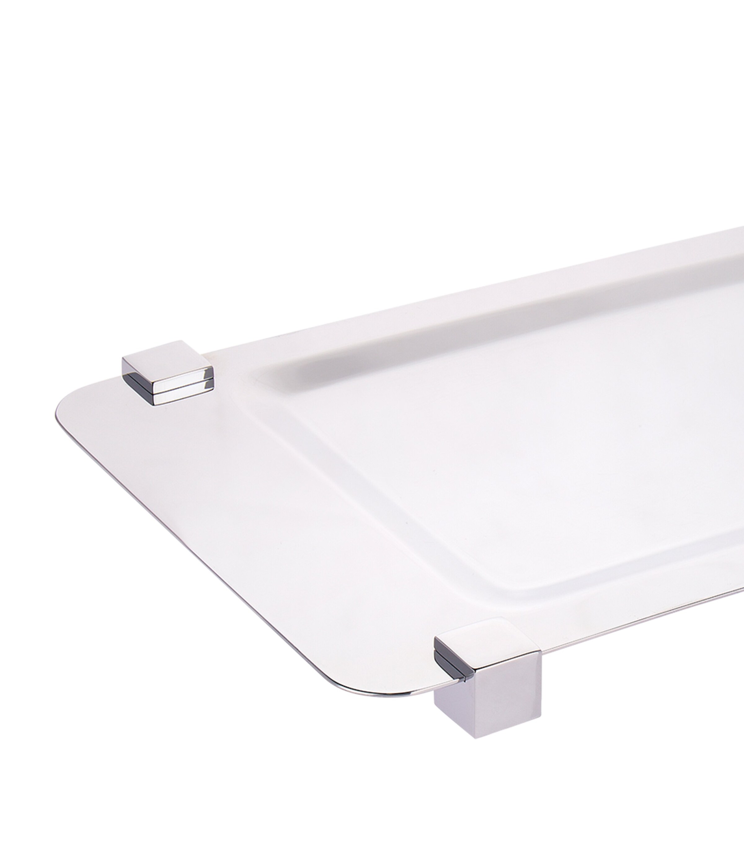 Square Chrome Tray NO COLOUR Image 2