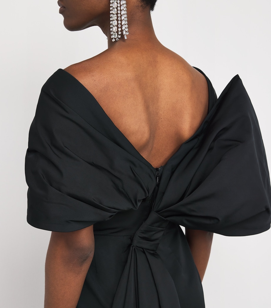 Oversized Bow Gown BLACK Image 4