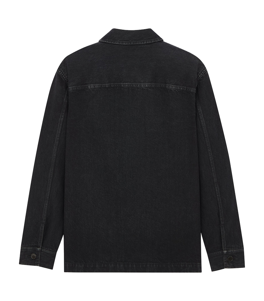 Saint Laurent Mens Cotton Cassandre Overshirt Image 2