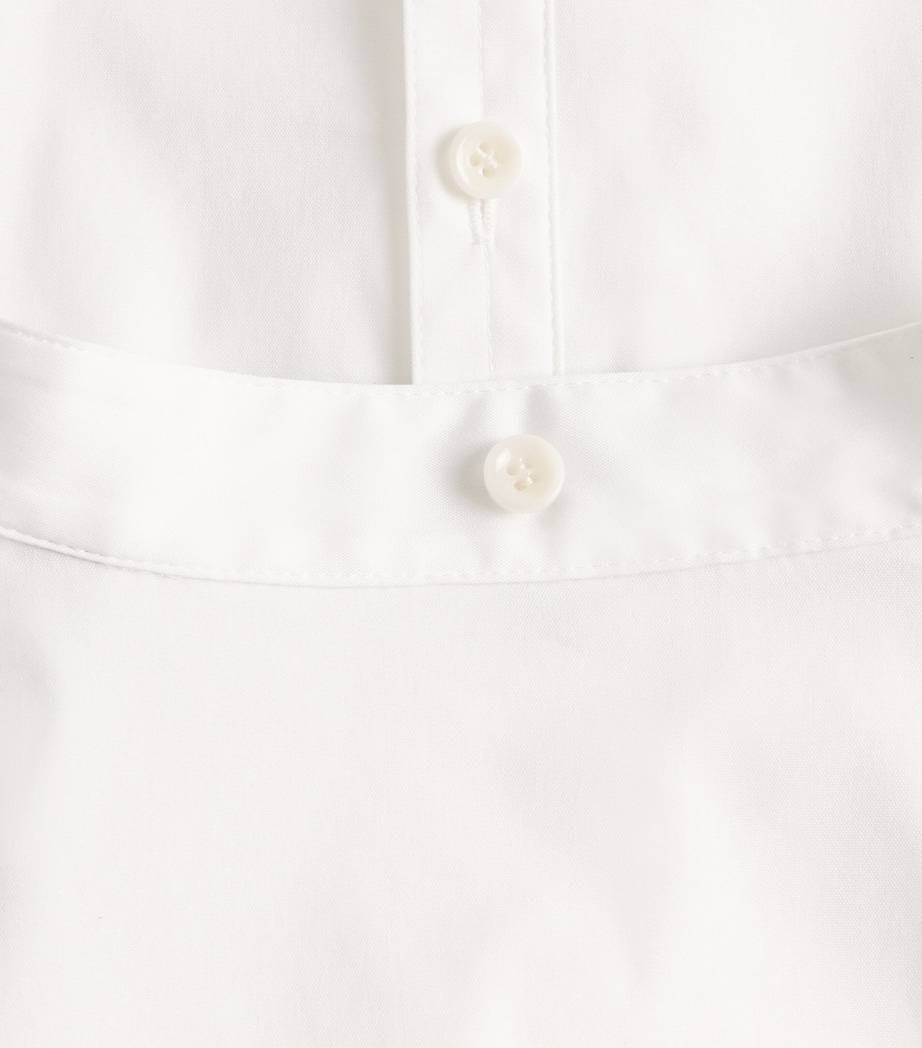 Theory Womens Poplin Slim Shirt White Image 6