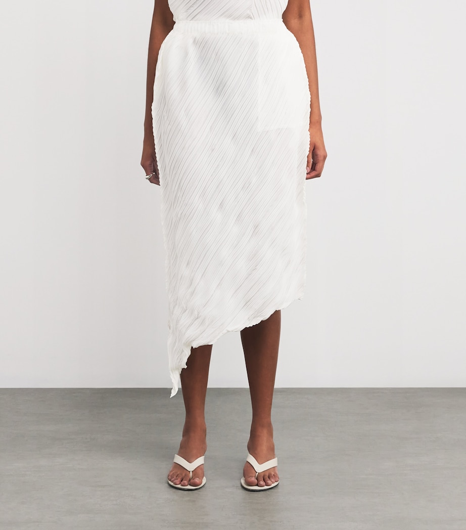 Wrinkled and Twisted Midi Skirt 05 Image 3