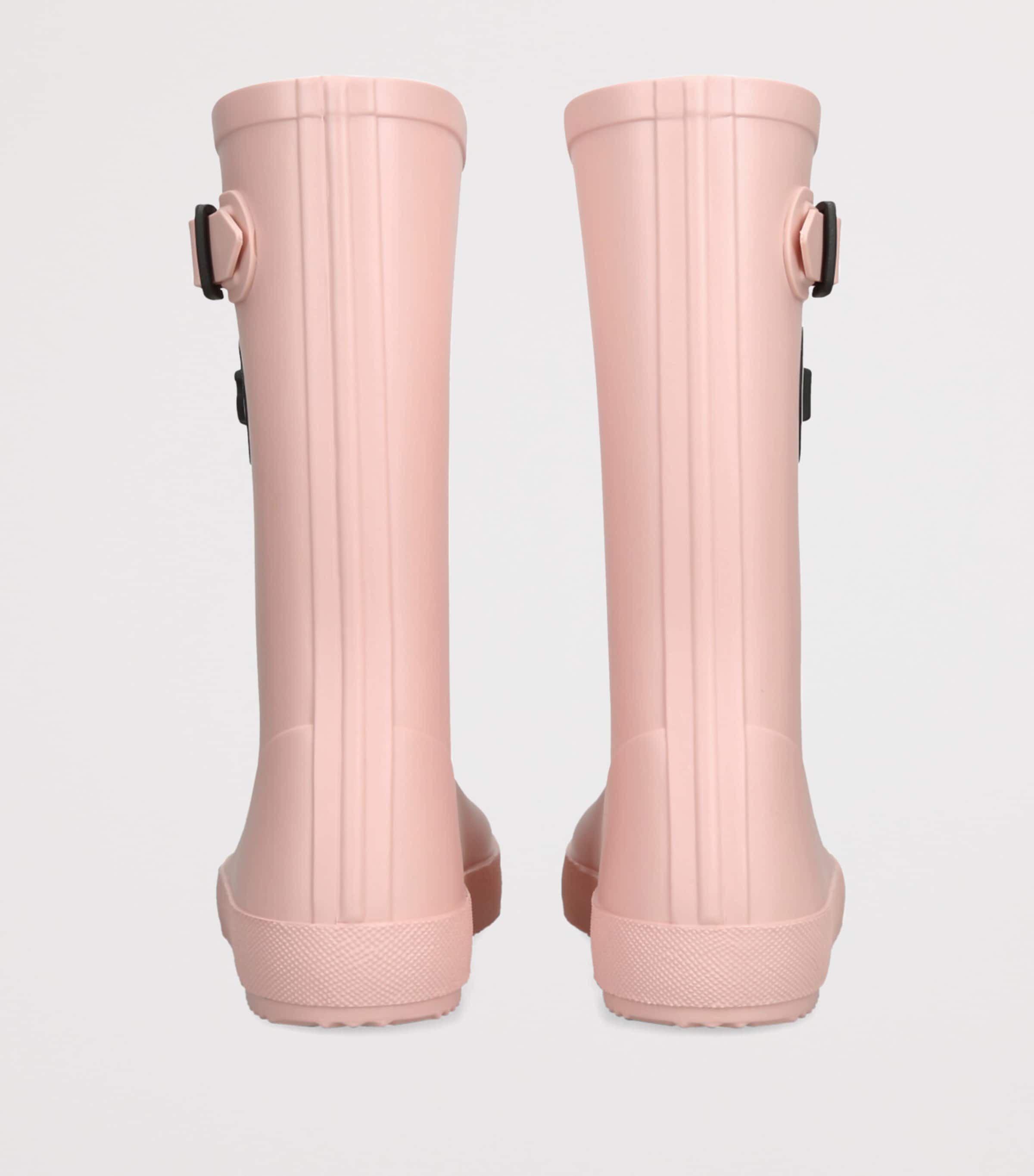 Rubber Logo Boots PINK Image 2