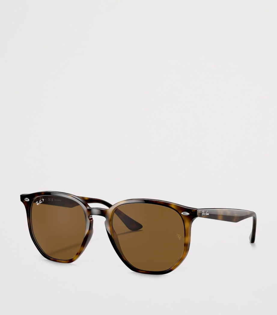 Ray-Ban Tortoiseshell Irregular Sunglasses Image 2