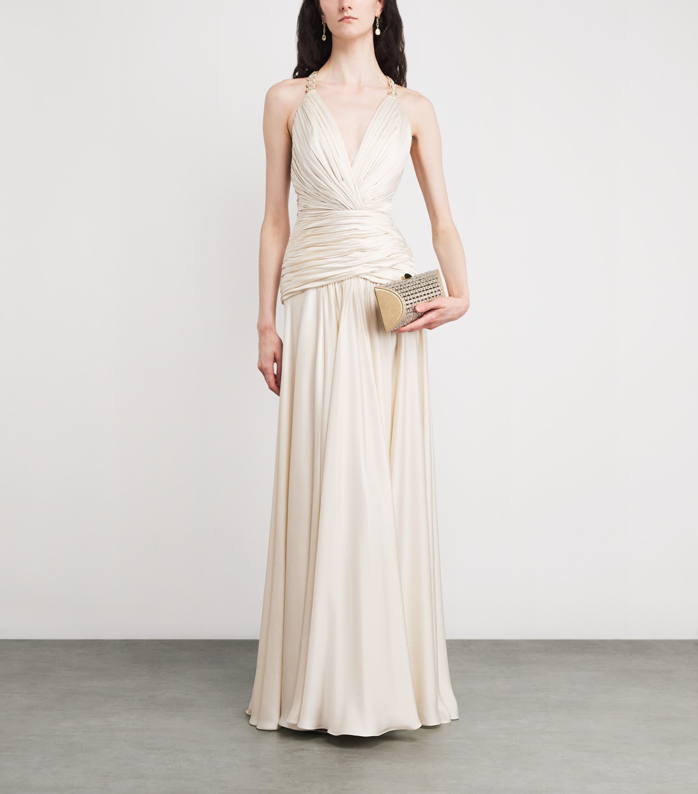 Silk Beaded Gown 130905 BIRCH Image 2