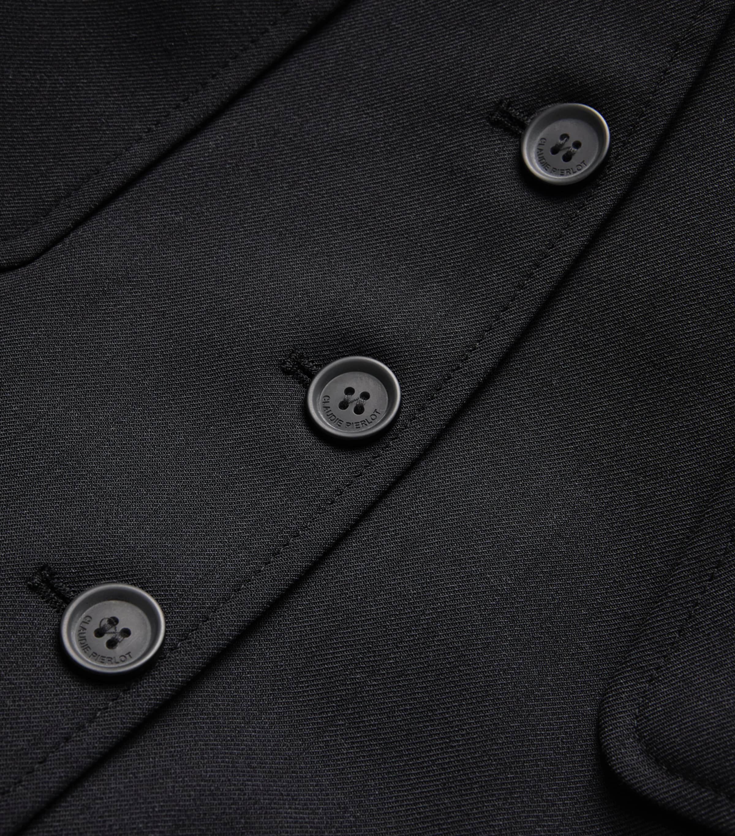 Wool-Blend Mini skirt BLACK Image 5