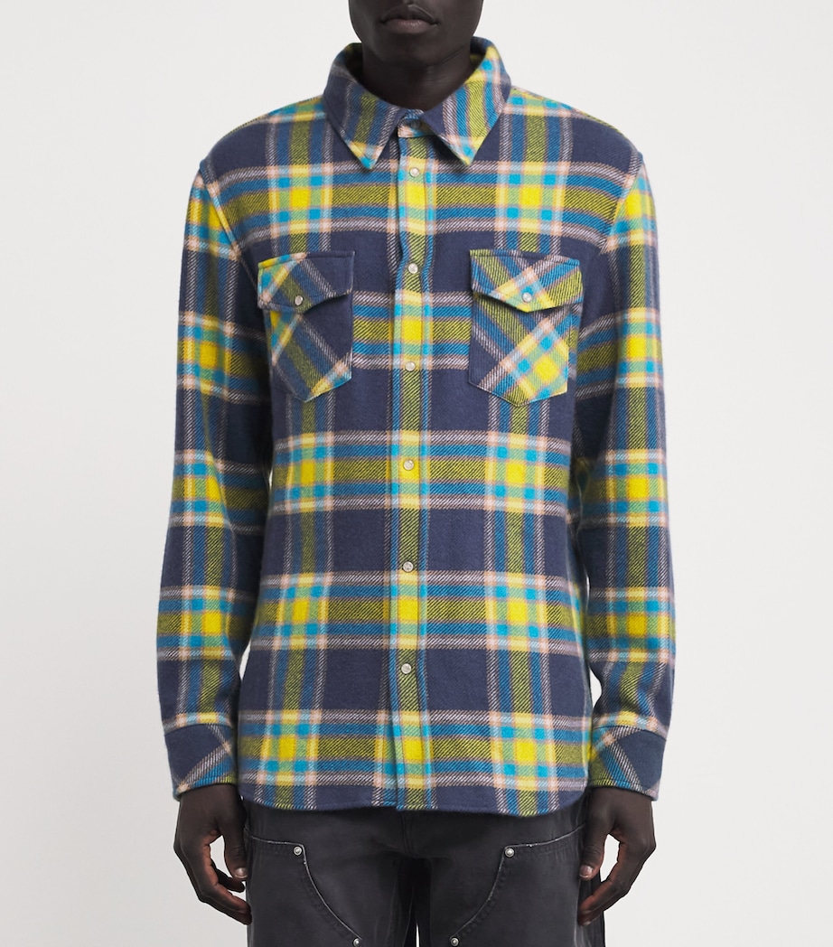 Cashmere Plaid Shirt ROSE QUARTZ Image 3