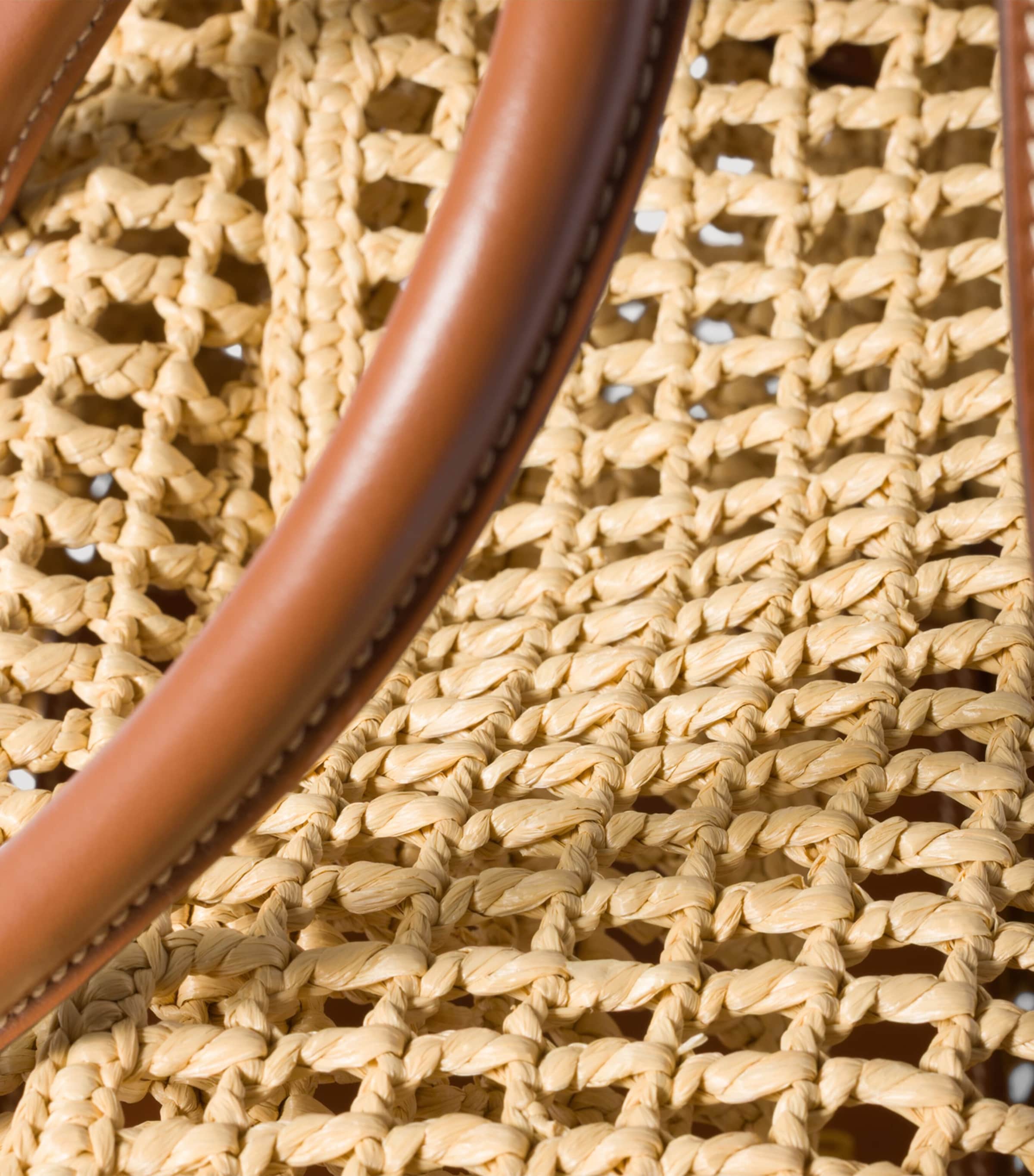 Miu Miu Raffia Top-Handle Bag Neutral Image 4