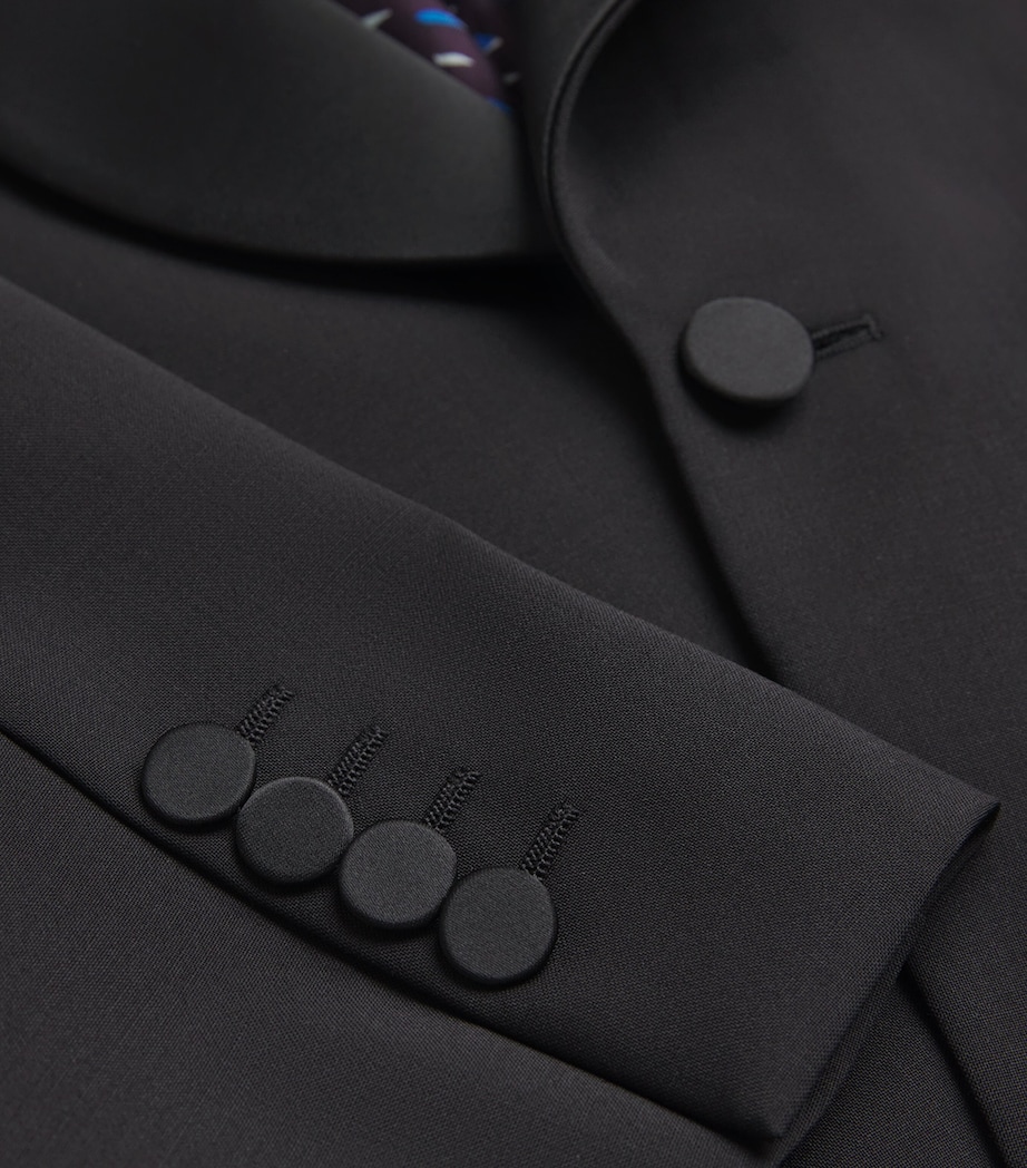 Wool-Mohair Tuxedo Jacket 79_BLACK Image 5