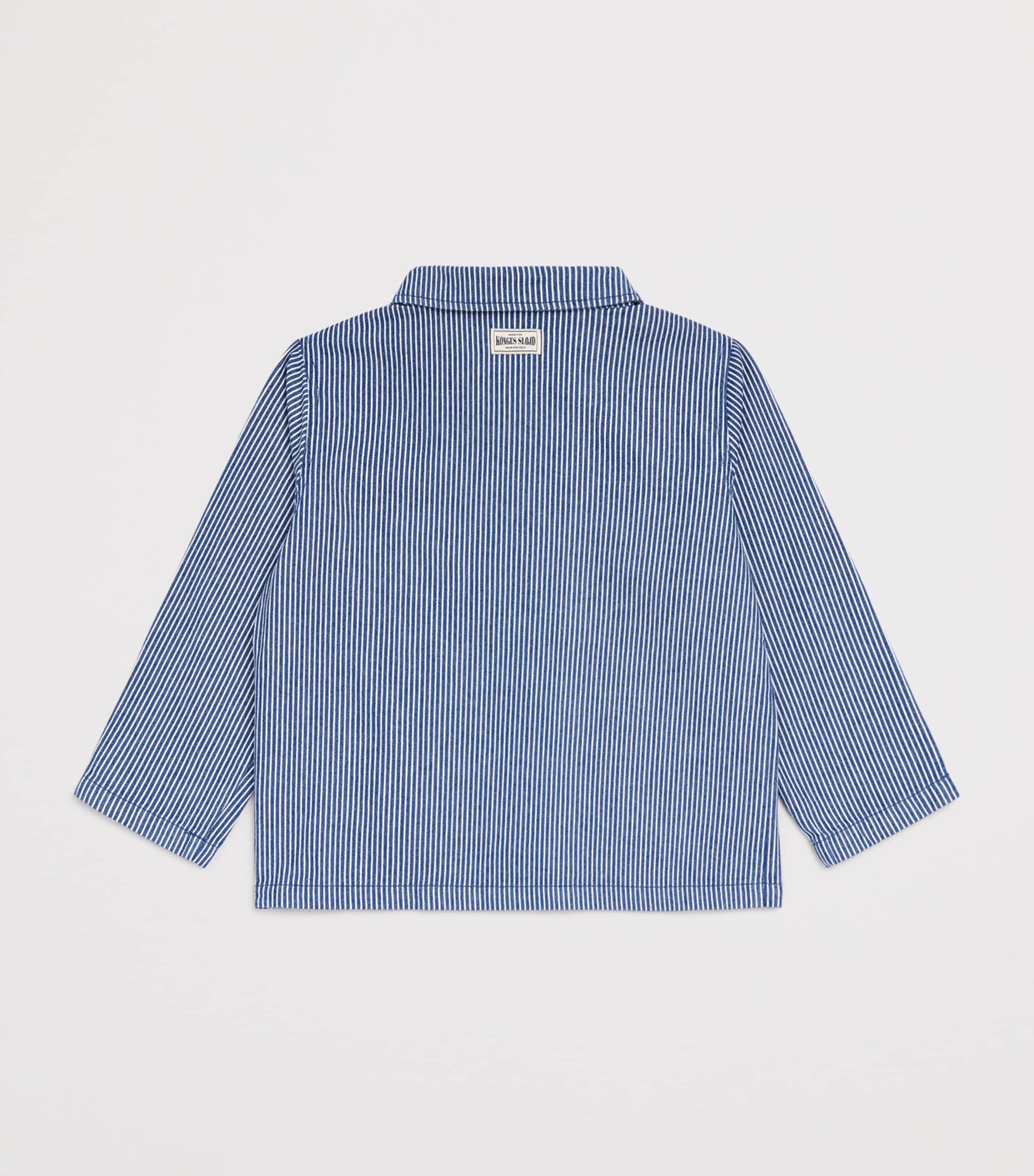 Organic Cotton Luc Jacket (9 Months - 10 Years) BLUE STRIPE Image 2