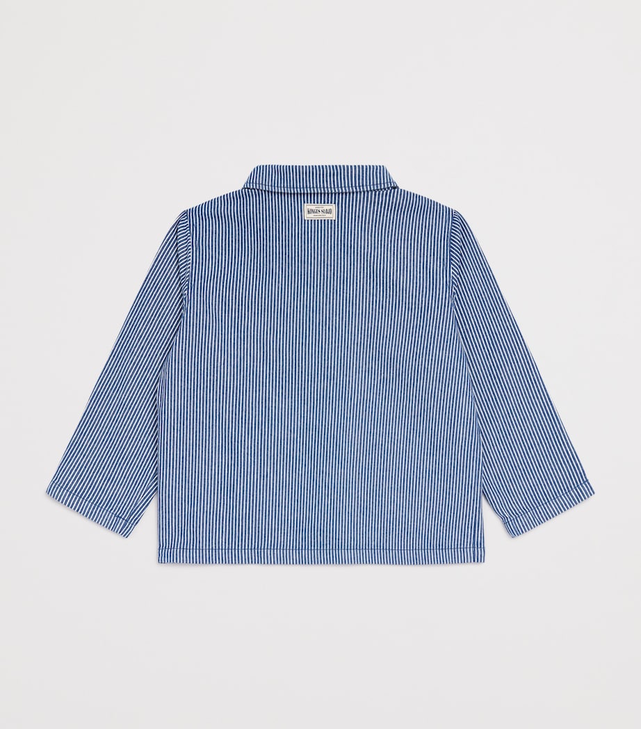 Organic Cotton Luc Jacket (9 Months - 10 Years) BLUE STRIPE Image 2