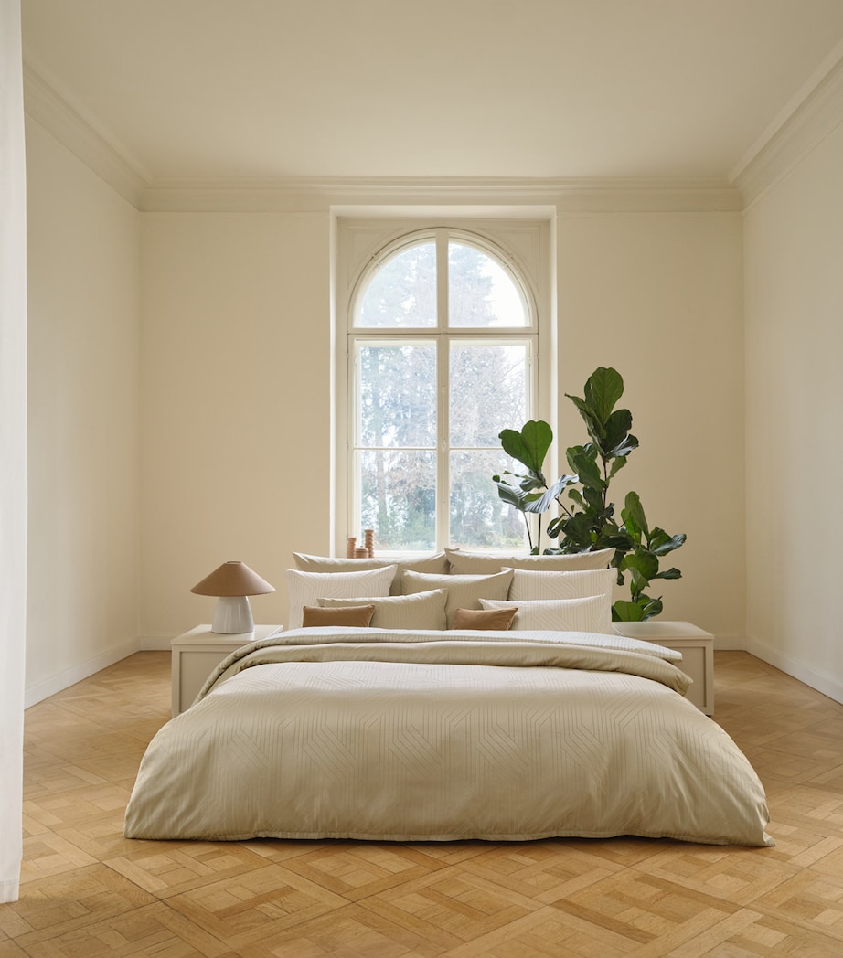 Schlossberg Geometric Ennio King Duvet Cover (220cm x 230cm) Beige Image 2