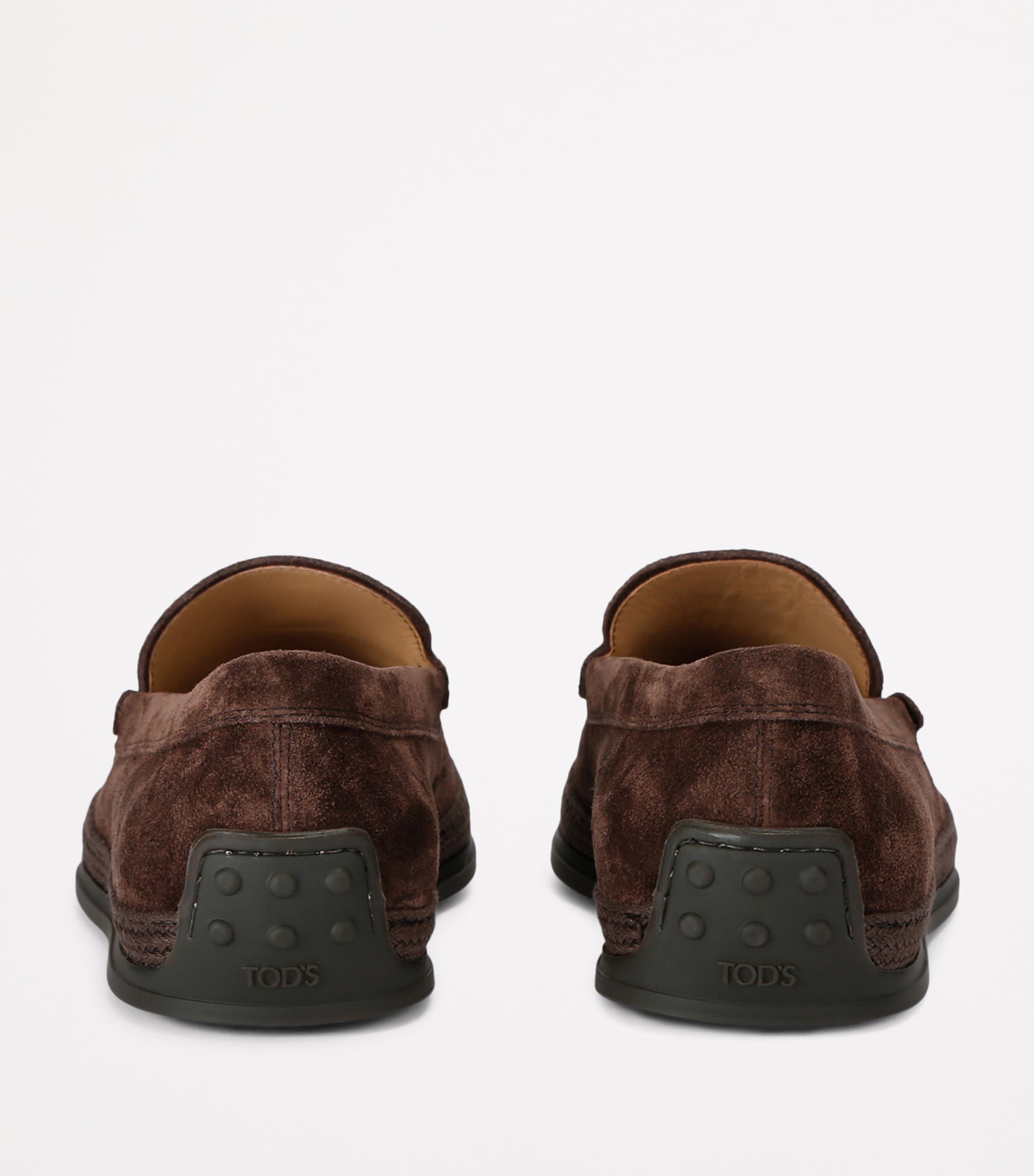 Suede Gomma Loafers DARK BROWN Image 2