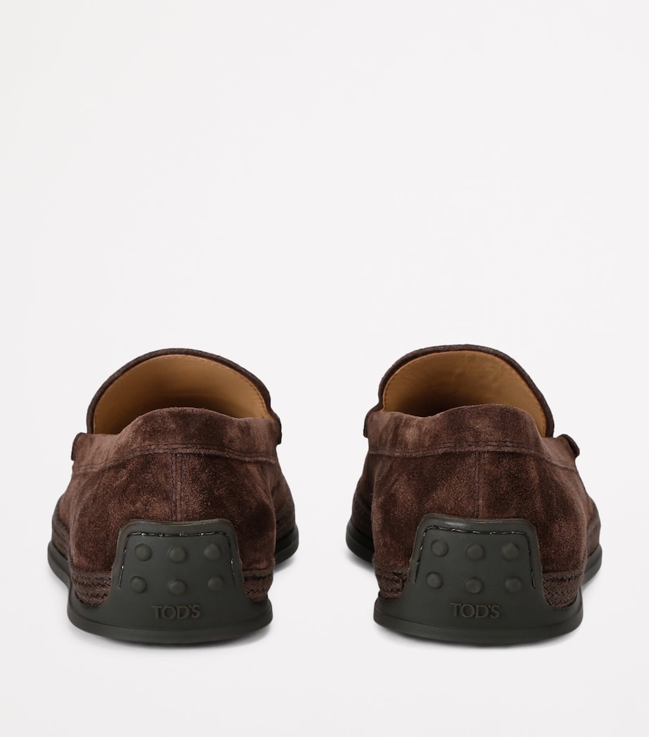 Suede Gomma Loafers DARK BROWN Image 2