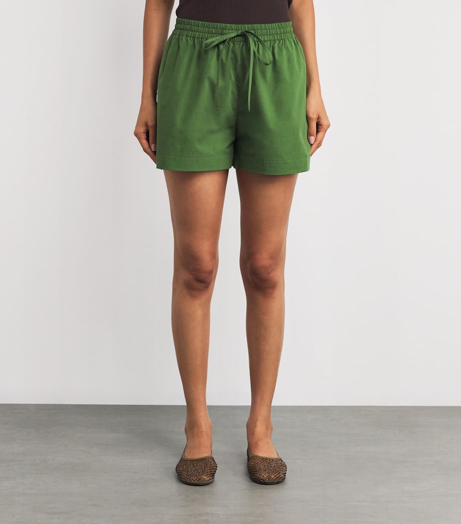 Organic Cotton Drawstring Shorts CACTUS Image 3