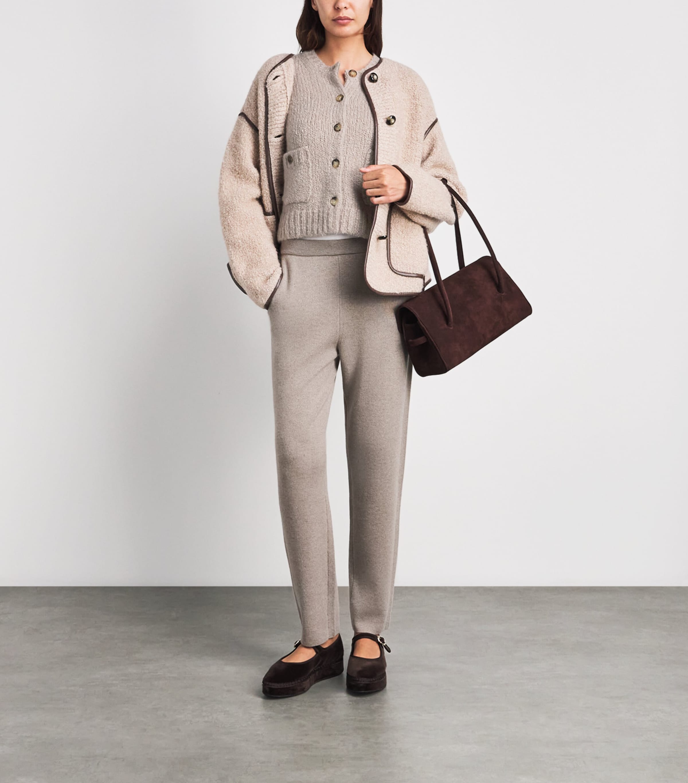 arch 4 Beige Cashmere-Silk Candice Cardigan | Harrods US