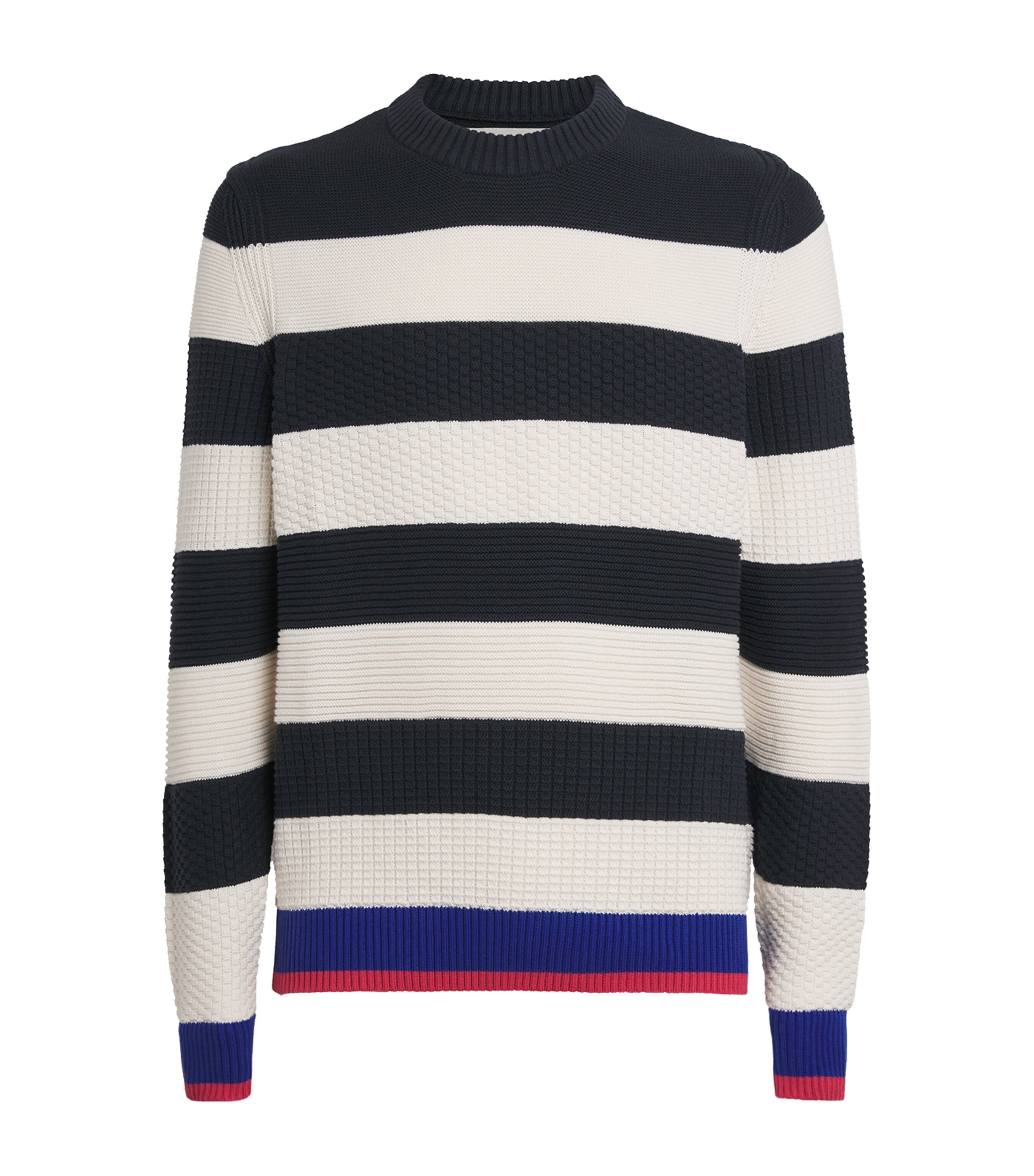 Barbour Mens x Paul Smith Cotton Stripe Southwold Sweater Image 1