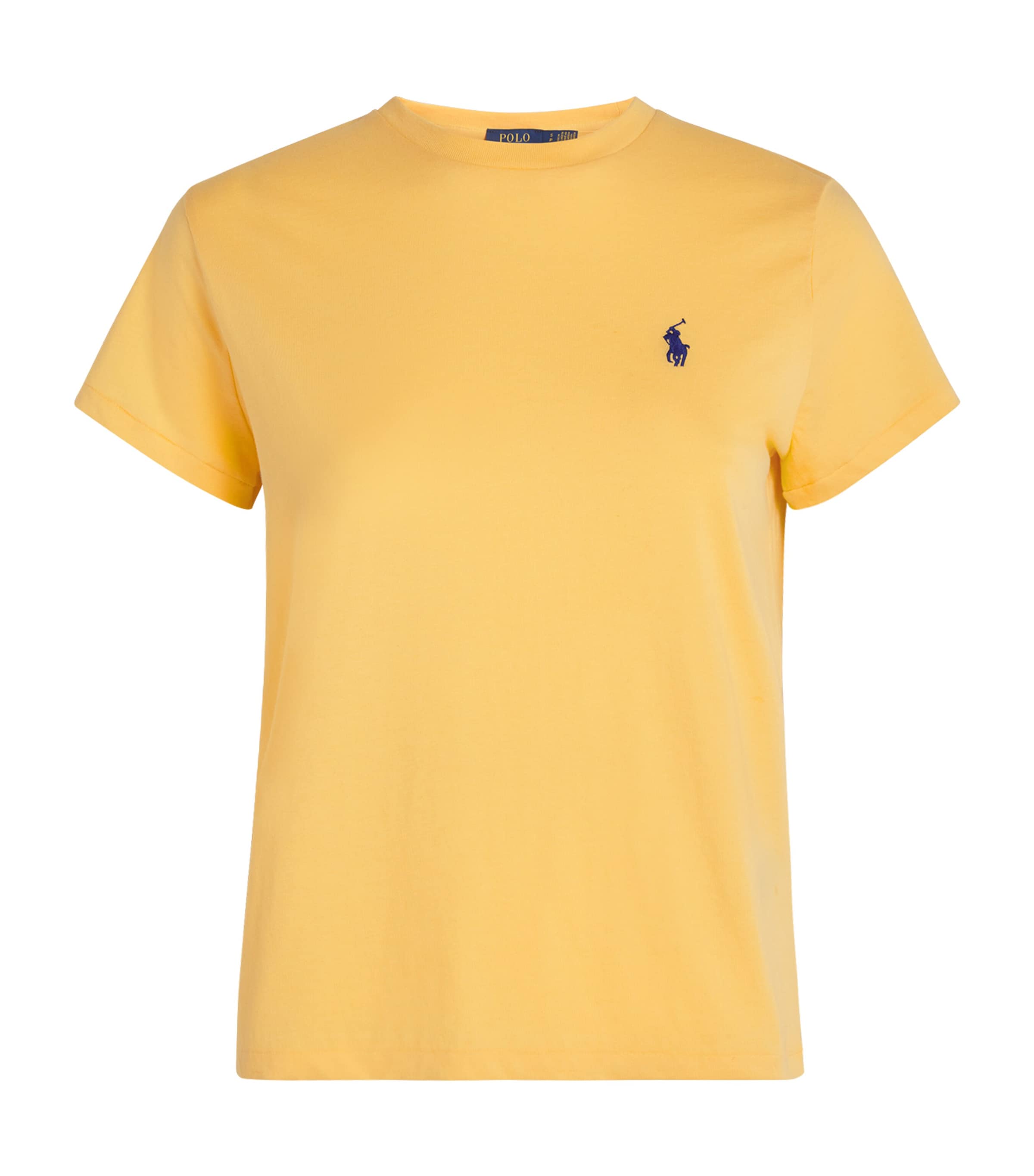 Cotton Polo Pony T-Shirt COLLEGIATE YELLOW Image 1