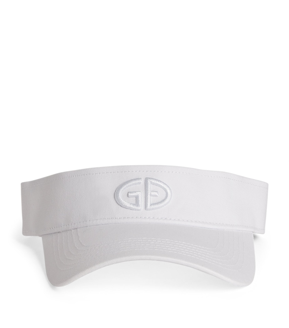 Goldbergh Cotton Logo Match Visor White Image 1