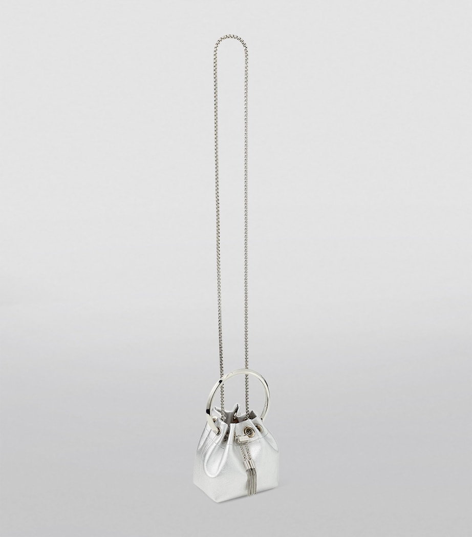 Micro Bon Bon Top-Handle Bag SILVER Image 5