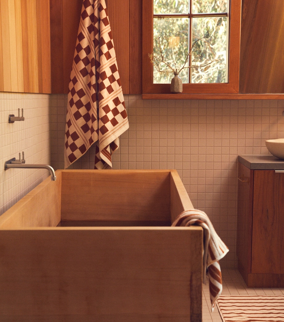 Organic Cotton Echo Bath Mat (50cm x 80cm) FUYU & CHALK Image 4