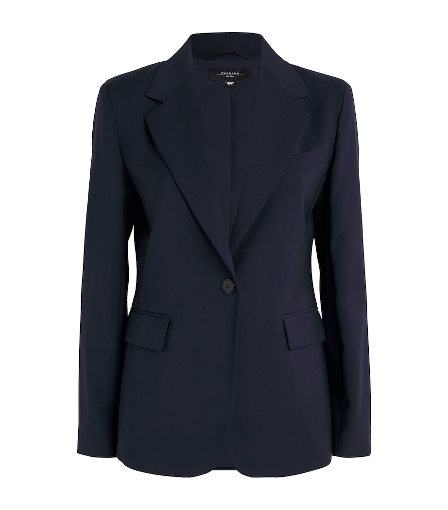 Virgin Wool Blazer NAVY Image 1