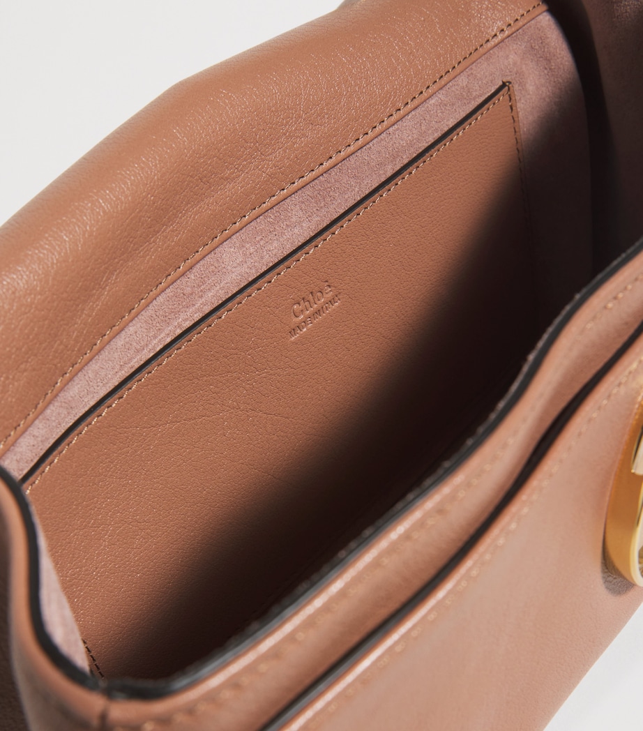 Medium Leather Heritage Shoulder Bag WOODROSE Image 4