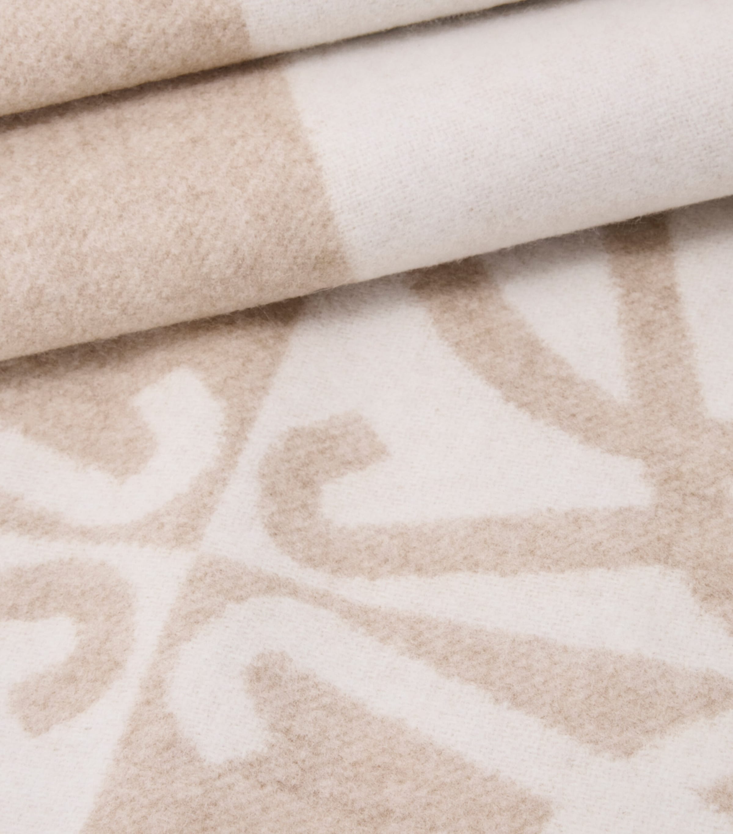 Wool-Cashmere Anagram Scarf BEIGE/ECRU Image 3