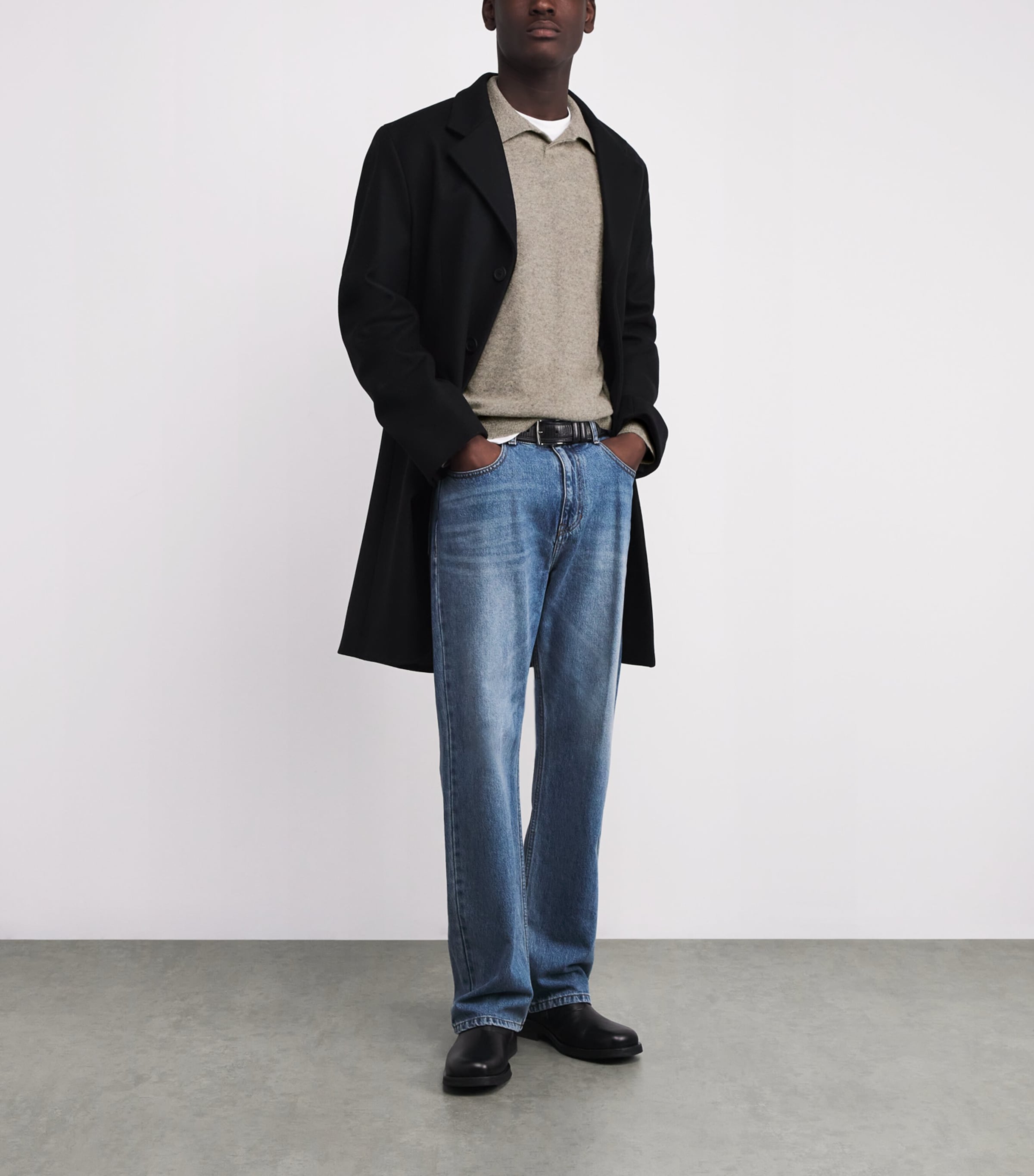 Cashmere Polo Sweater 730HMU H MOUSE Image 2