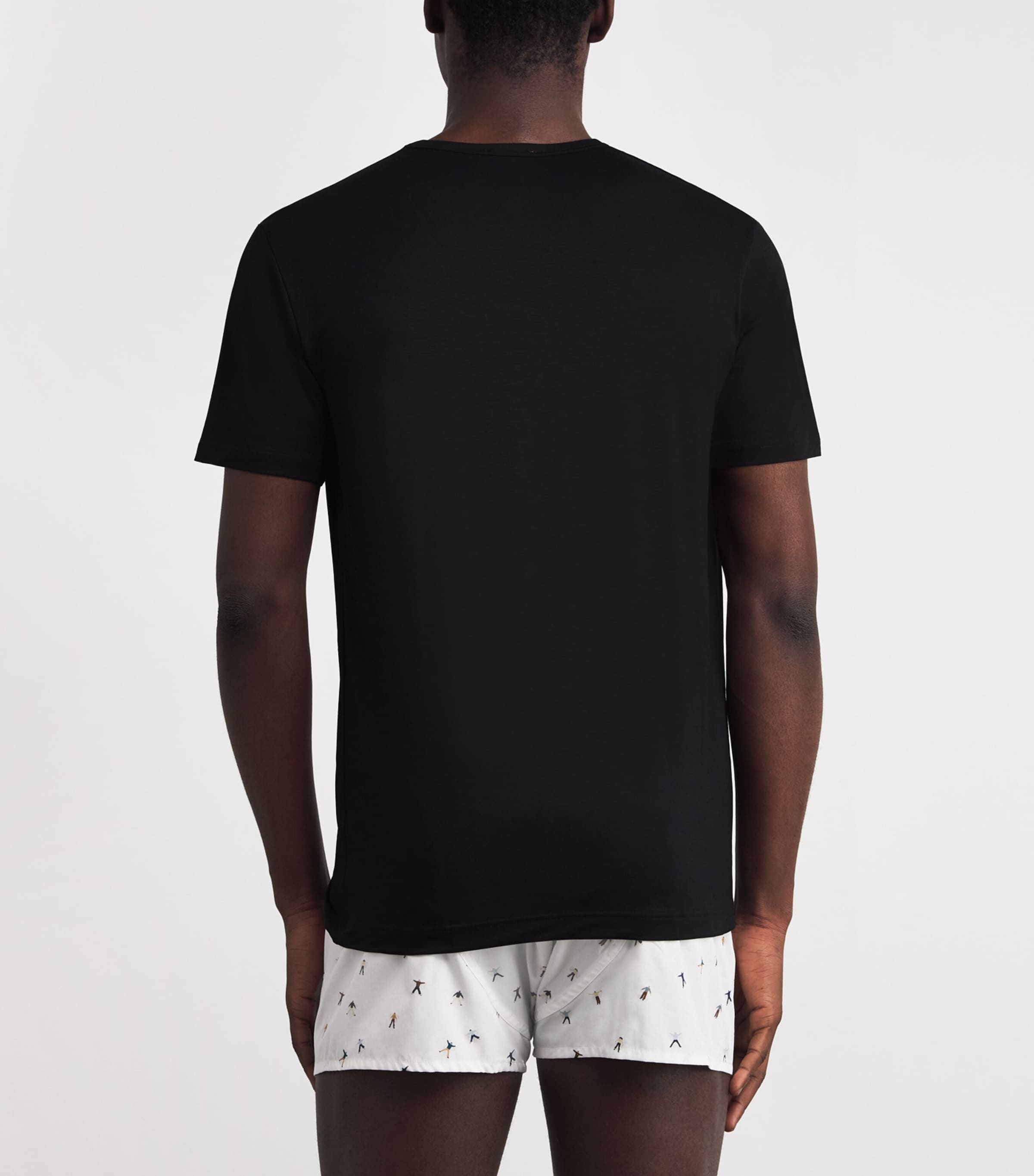 Tencel Stretch T-Shirt BKAA - BLACK Image 3