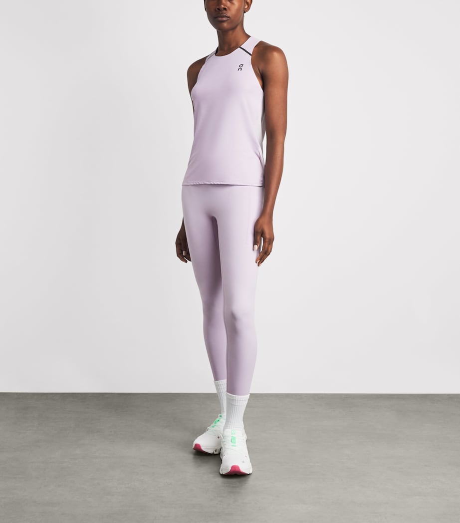 On Womens Performance Tank Top Foxglove | Orchid Image 2