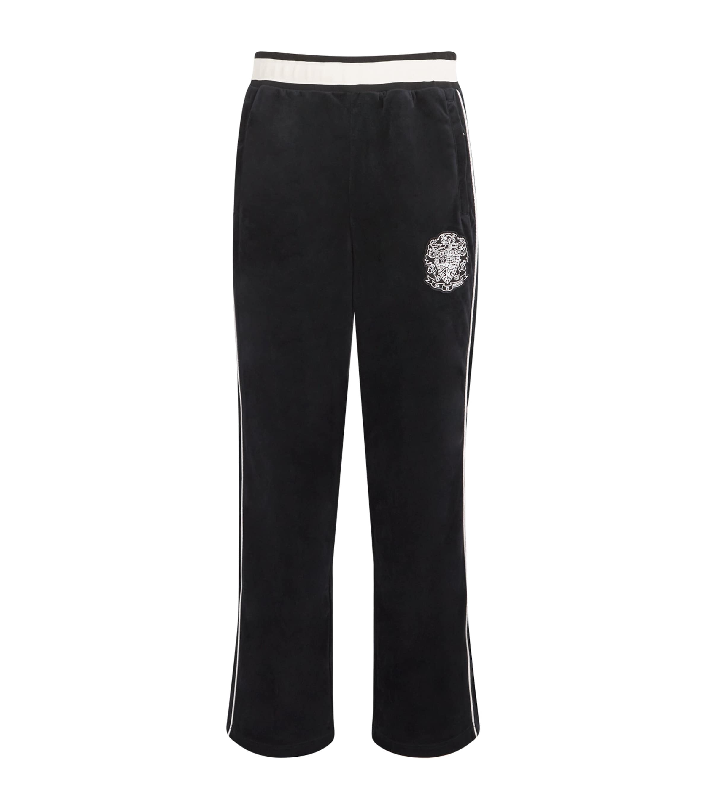 Billionaire Boys Club Velour Track Pants In Black