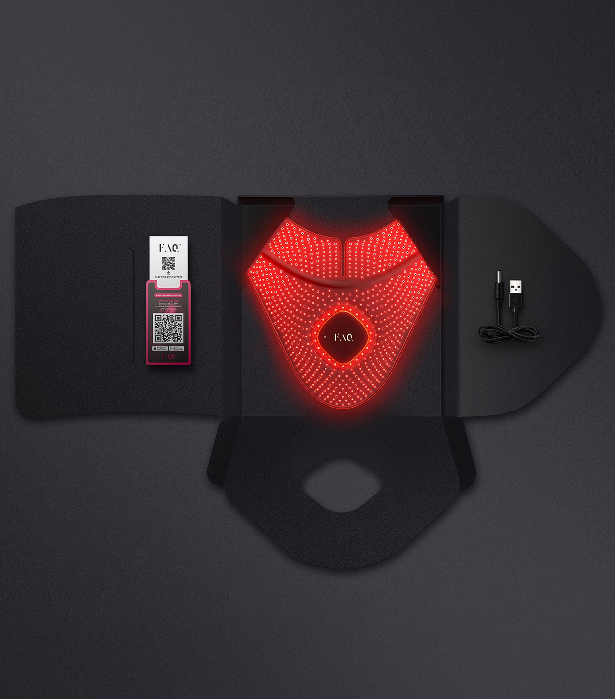 211 Anti-Ageing LED Neck & Décolleté Mask NO COLOUR Image 3