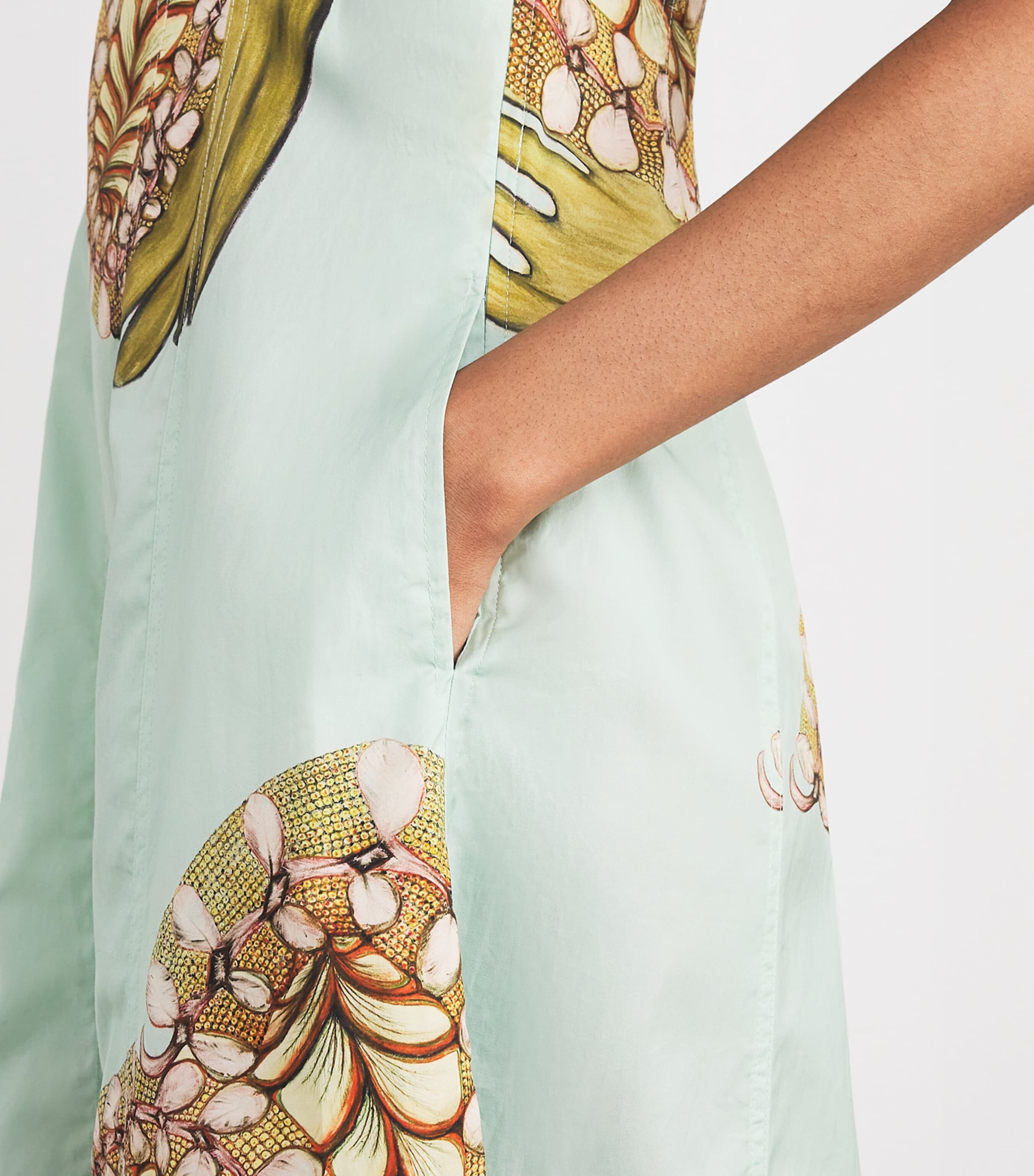 Cotton Poplin Vesela Midi Dress WATER BLOSSOMS Image 6